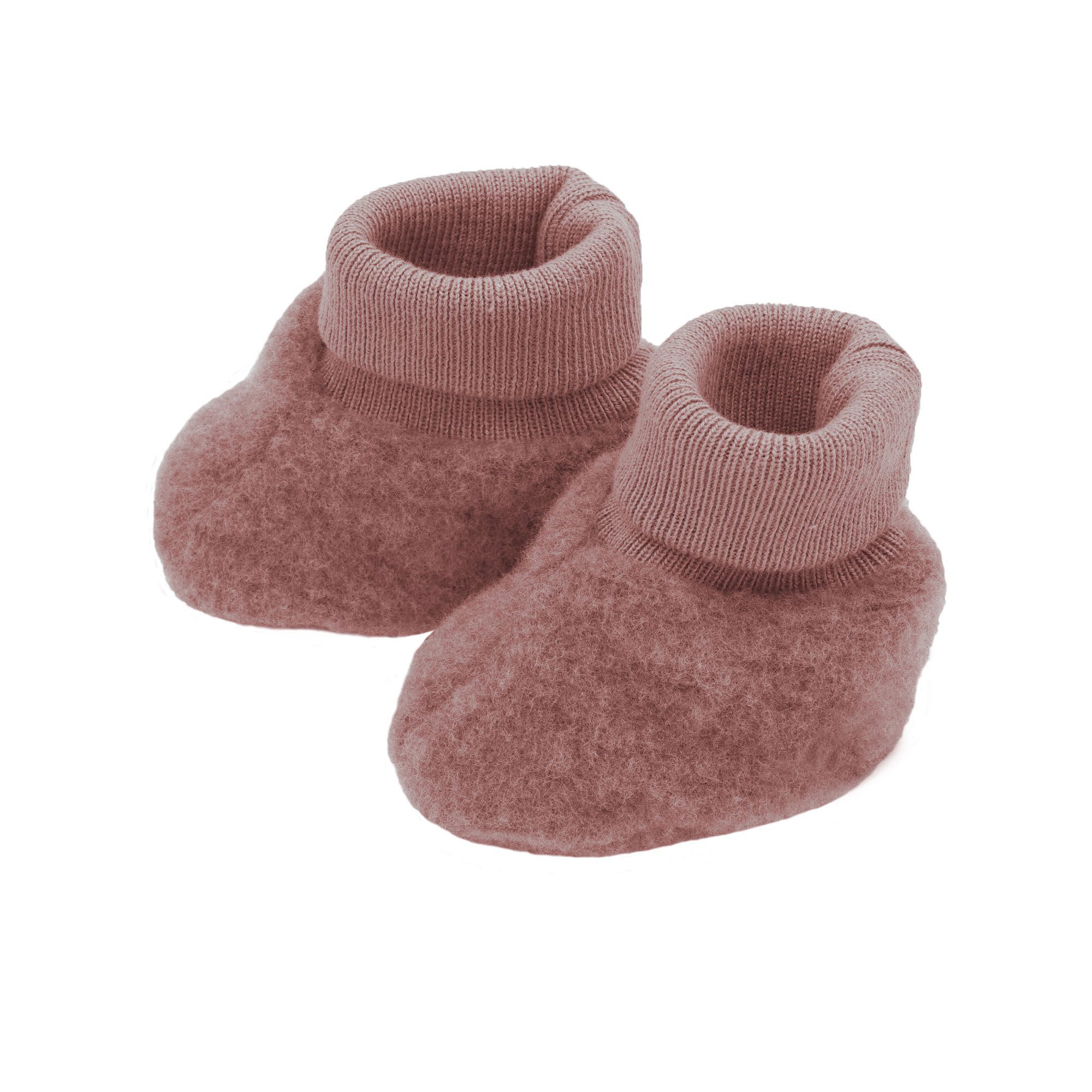 MAXIMO GOTS BABY-Schuhe, Wollfleece Strickbund Krabbelschuh (1-tlg)