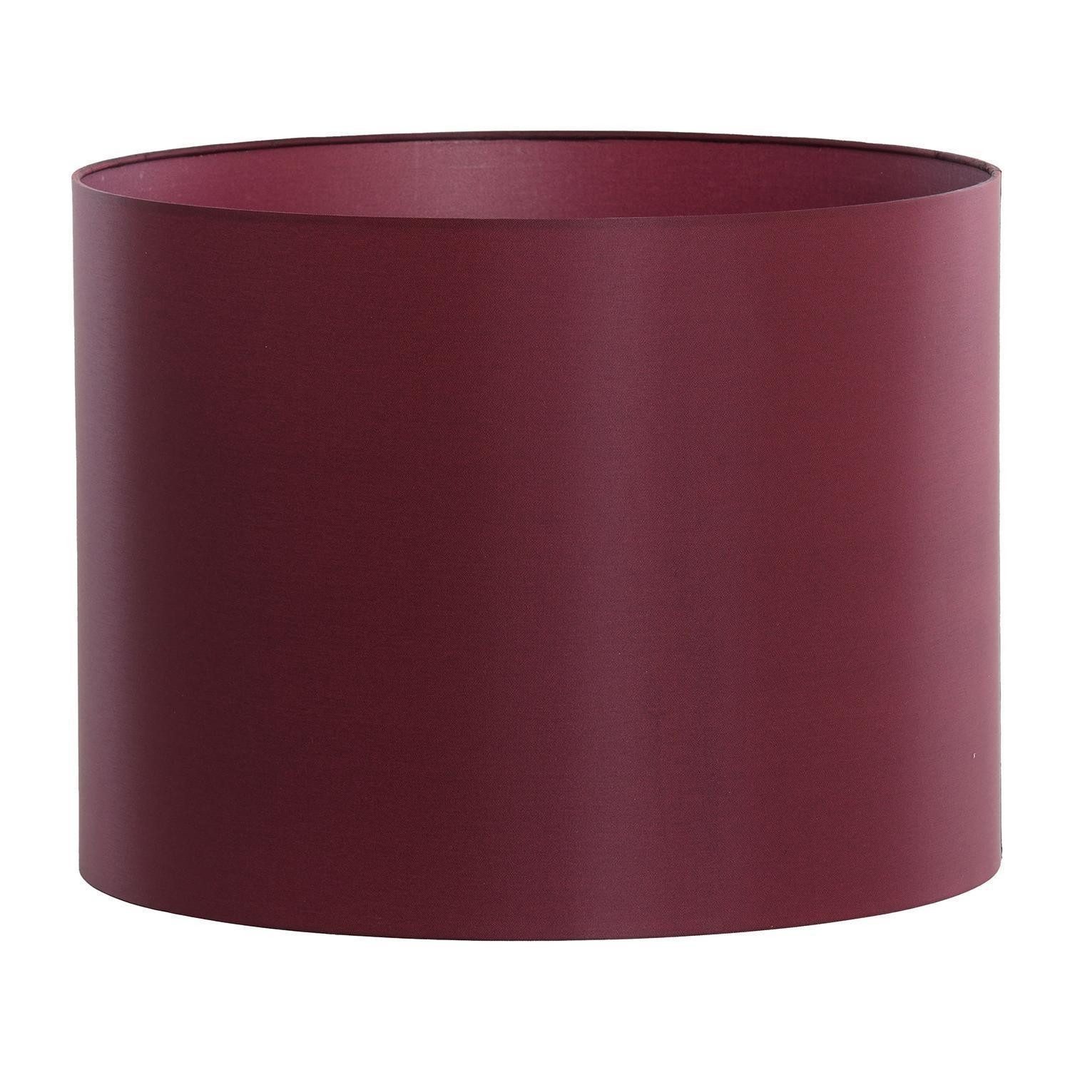 Light & Living Lampenschirm IMANI, Burgund, Textil, ohne Lampenfuß, Ø 30 x 21 cm