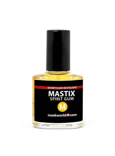 Maskworld Theaterschminke Mastix Hautkleber 10ml, Kleber zum Aufbringen von Latexteilen und künstlichen Bärten