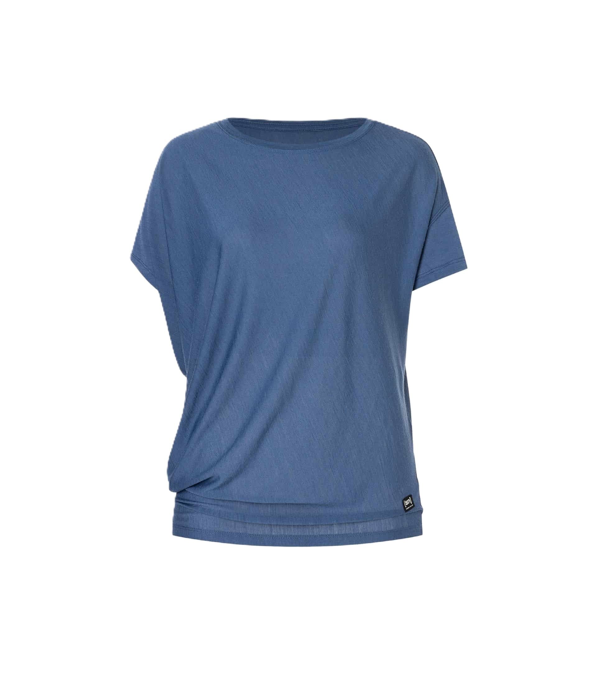 T-Shirt asymmetrisch geschnittenes W YOGA LOOSE TEE