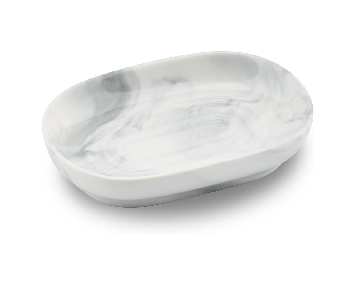 Auledio Seifenschale Keramik-Seifenschale im Marmorlook, rutschfest, für de günstig online kaufen