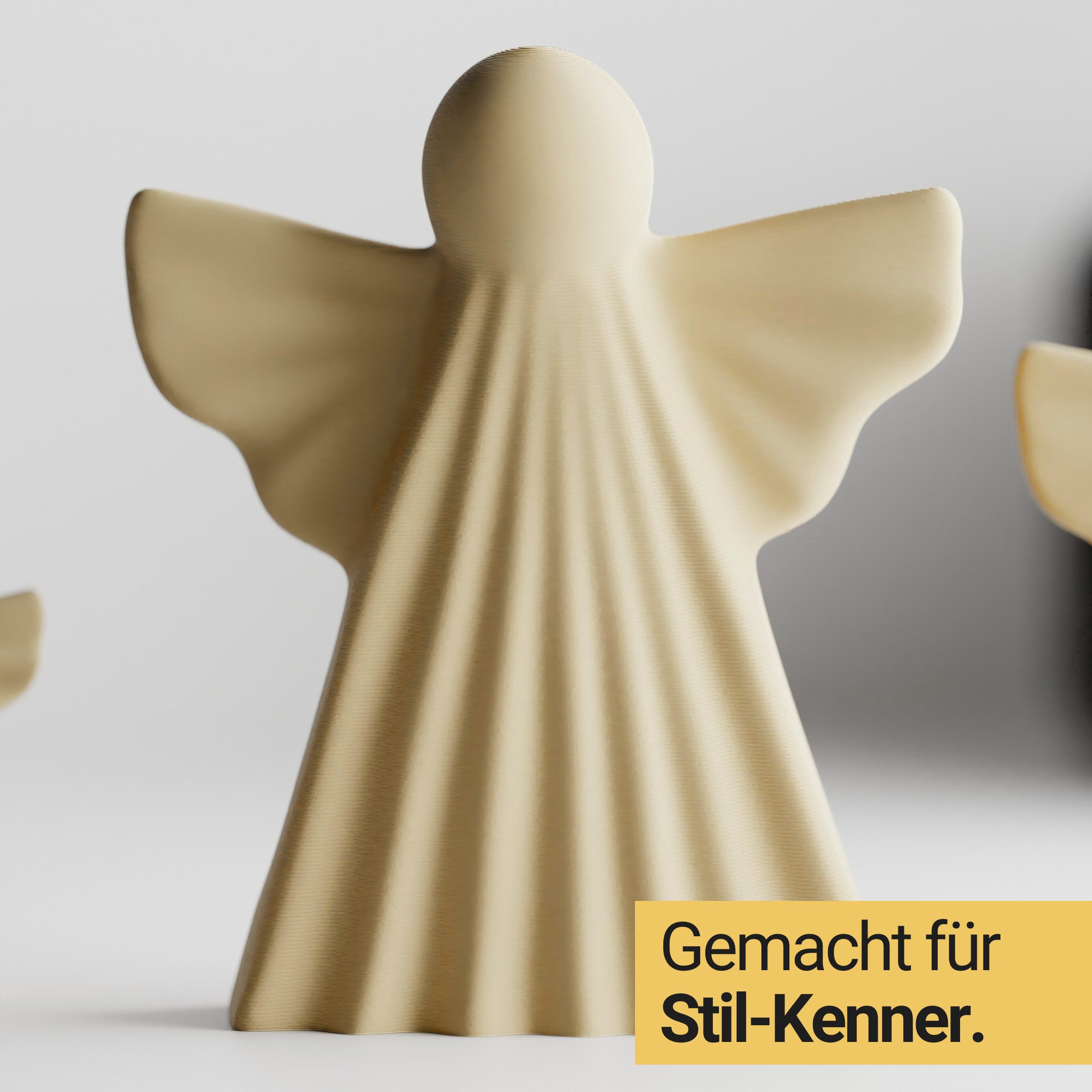 Shapes - Decorations Engelfigur Deko Engel 3er Set – moderne Weihnachtsdekoration (Spar-Set, 3er-Set), Weihnachten