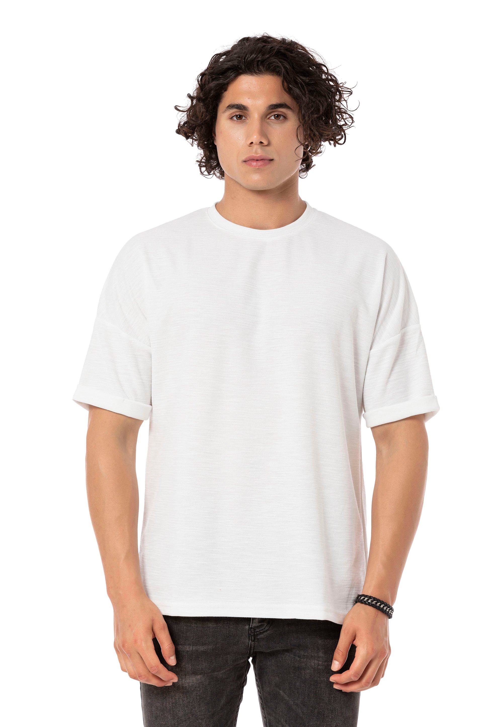 RedBridge T-Shirt Hereford mit weiß Krempelärmeln