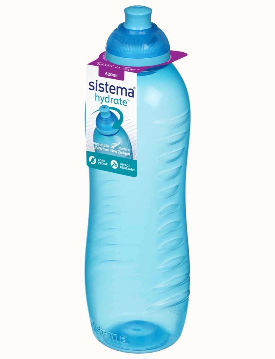 sistema Trinkflasche Sistema 460ml Twist `N` Sip Squeeze Bottle - Ocean Blue