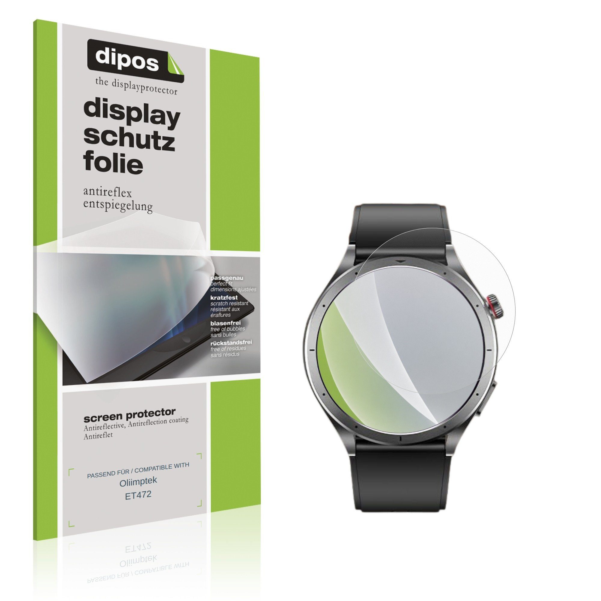 dipos Displayschutzfolie Schutzfolie für Oliimptek ET472, 6 Stück, Displayschutz Schutz Folie Made in Germany