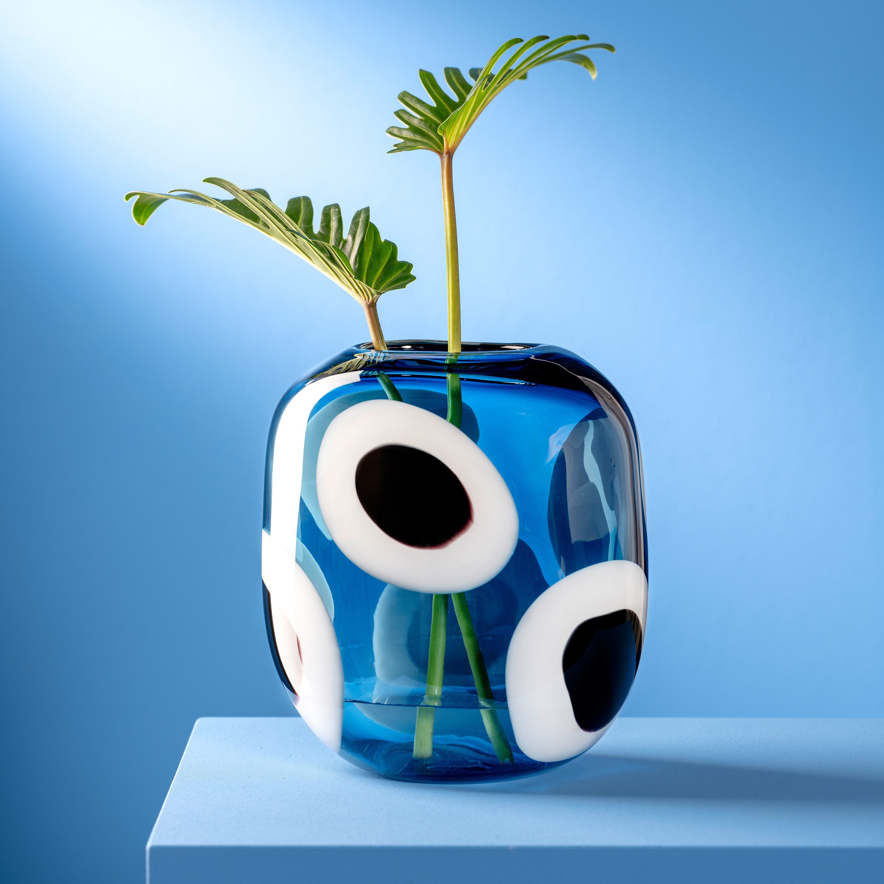LEONARDO Dekovase Vase OCCHI BLU (1 St) günstig online kaufen