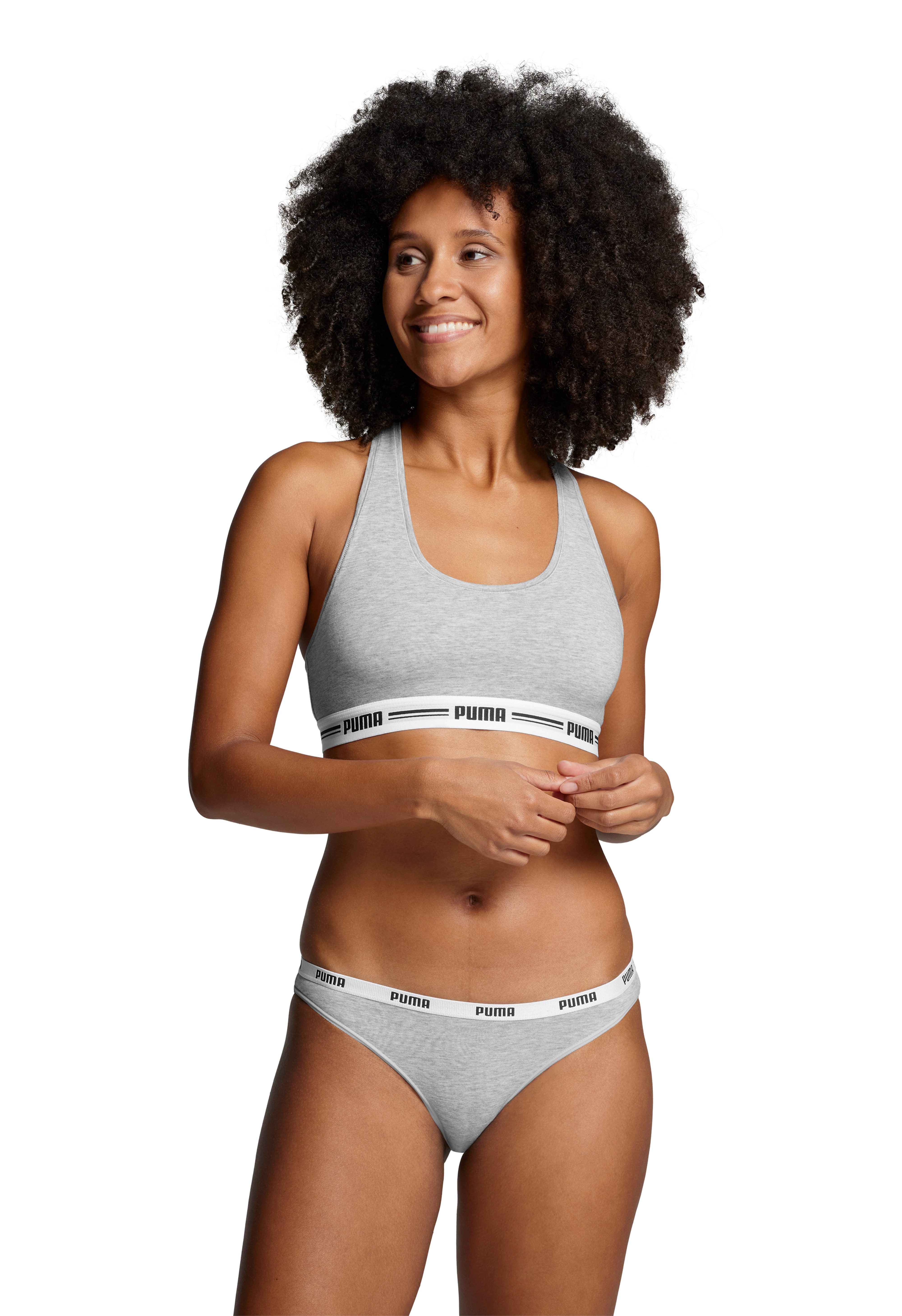 PUMA Sport-Bustier PUMA WOMEN RACER BACK TOP 1P HANG Racerback-Rücken, Logo günstig online kaufen