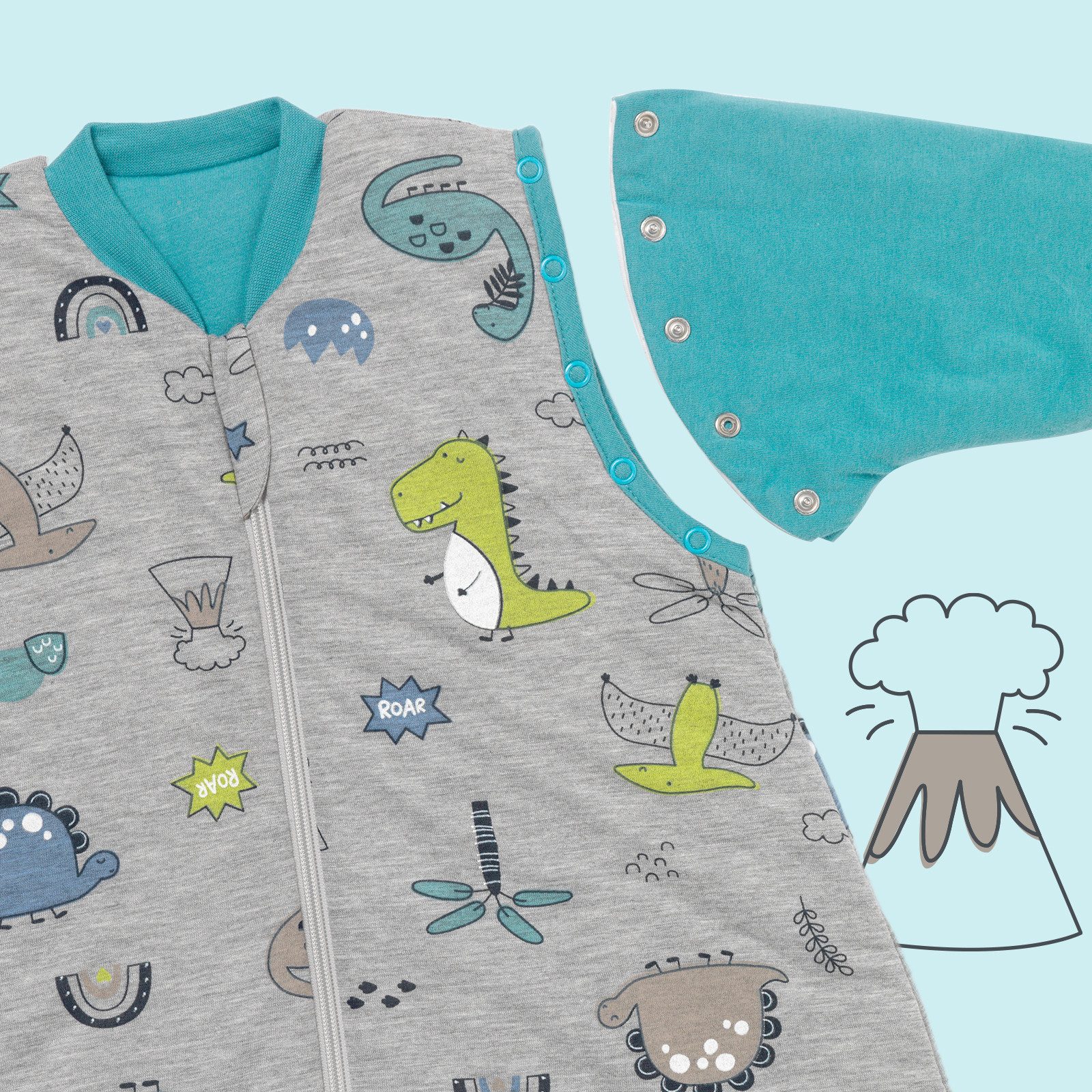 Schlummersack Kinderschlafsack Babyschlafsack, 2.5 Tog OEKO-TEX zertifizier günstig online kaufen