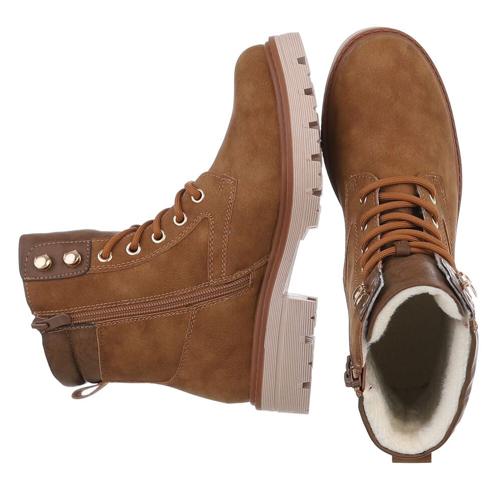 Ital-Design Damen Schnürschuhe Freizeit Stiefelette (87740257) günstig online kaufen