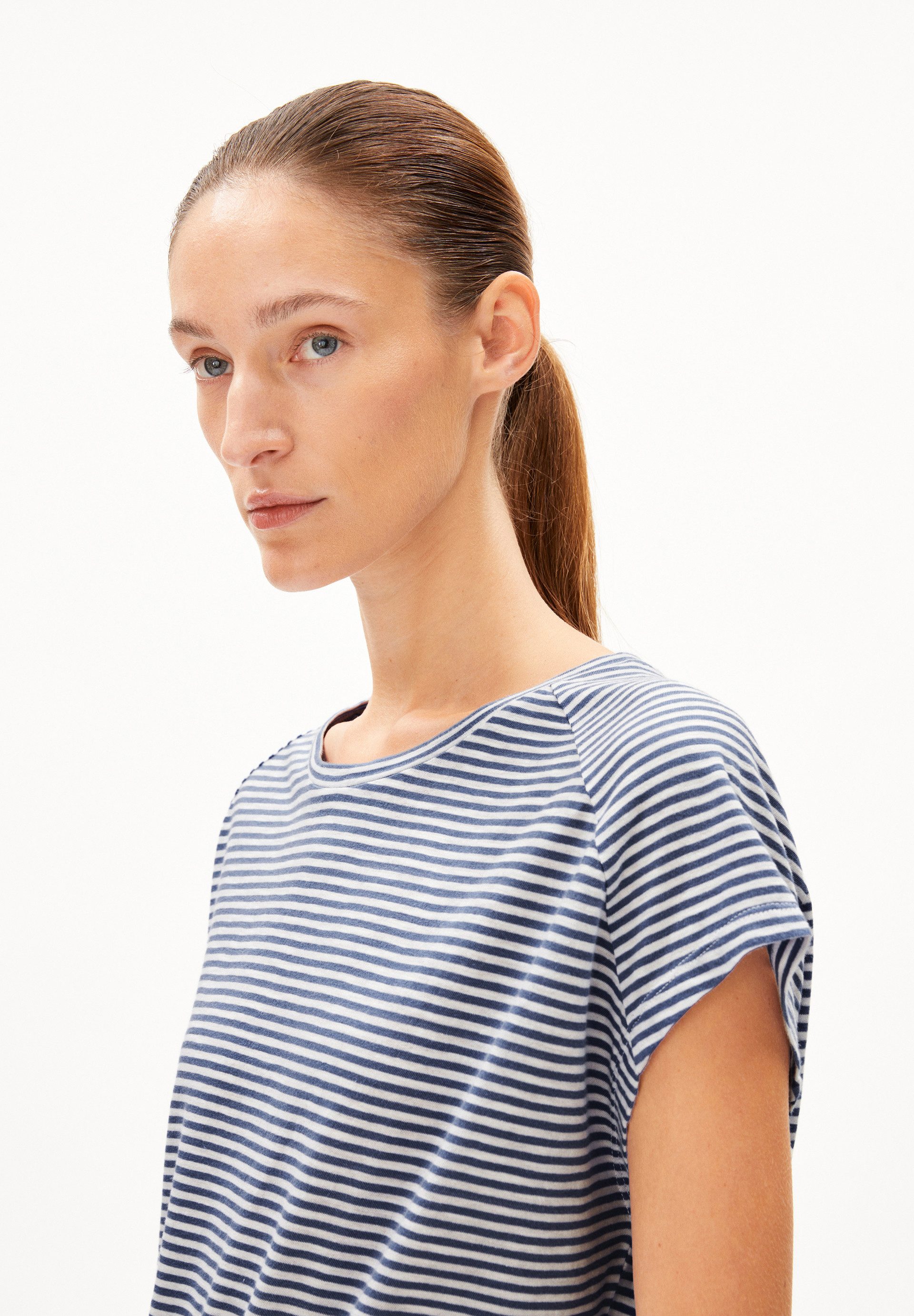 Armedangels T-Shirt ONELIAA LOVELY STRIPES T-Shirt aus Bio-Baumwolle Loose Fit