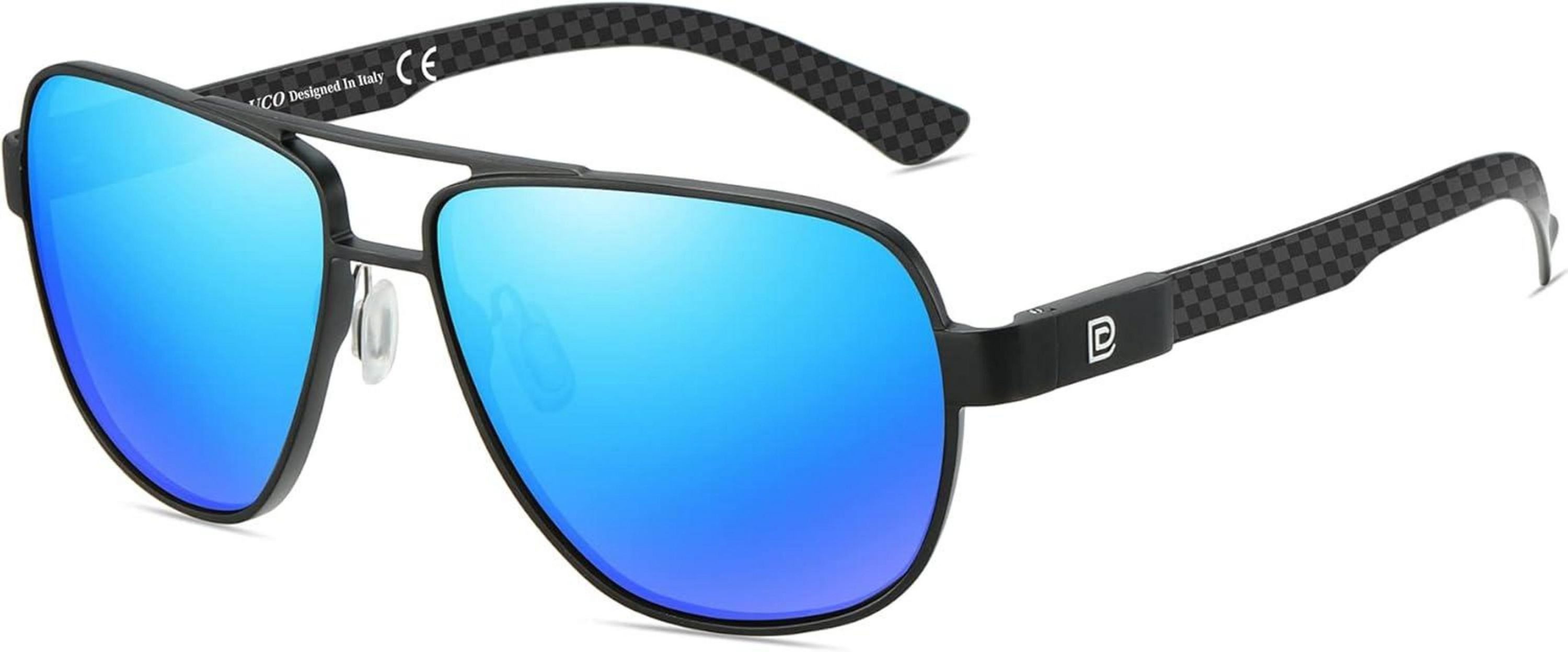 Sonnenbrille Stilvolle Polarisierte UV-Schutz Sonnenbrille Herren Kohlefaser Tempel