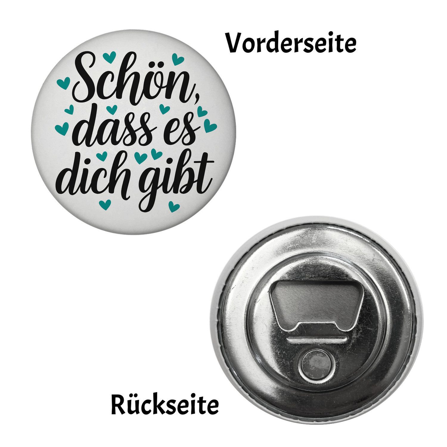 speecheese Magnet Schön dass es dich gibt Magnet mit Flaschenöffner