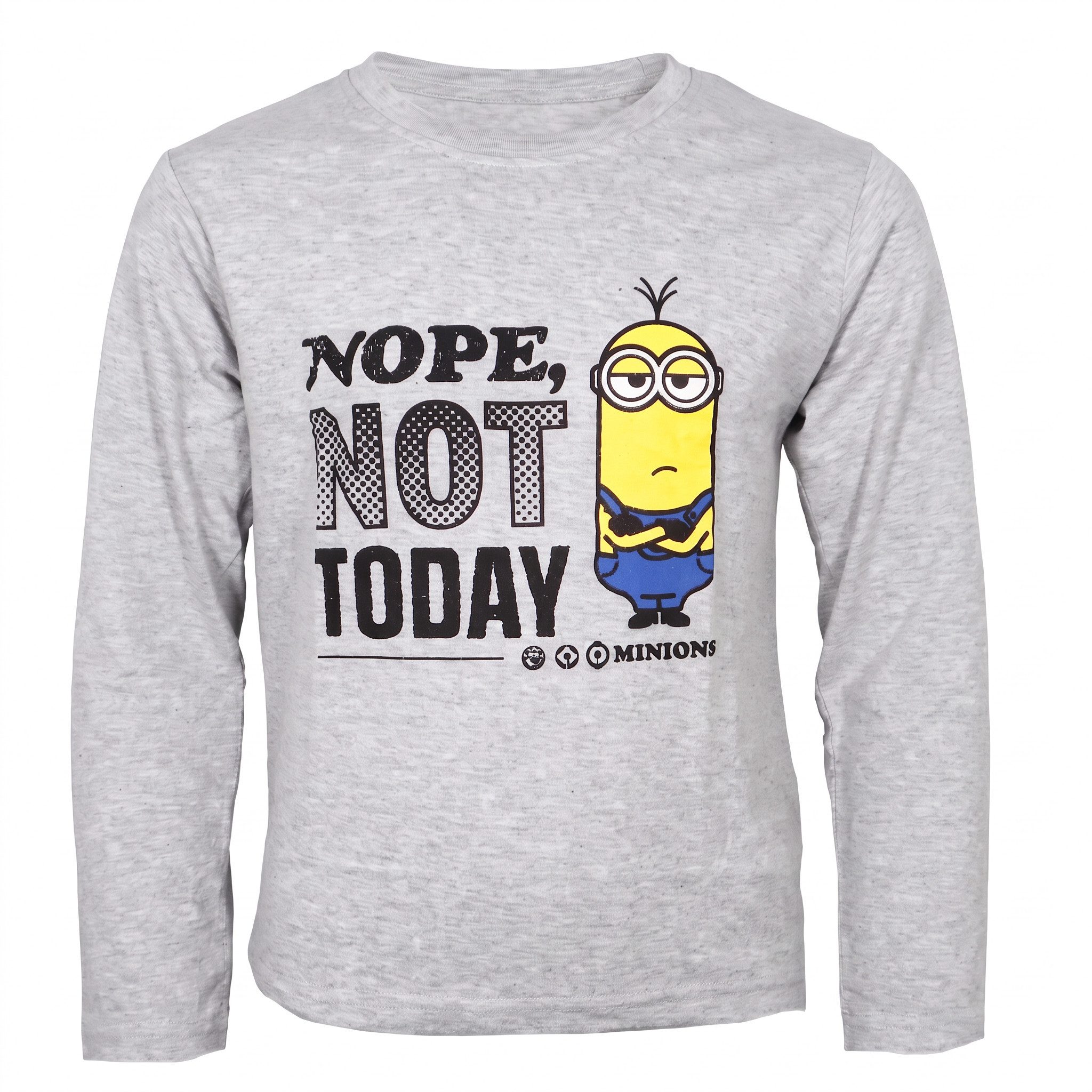 Minions Print-Shirt Die Minions Kinder Jungen langarm Shirt Langarmshirt Gr. 104-134
