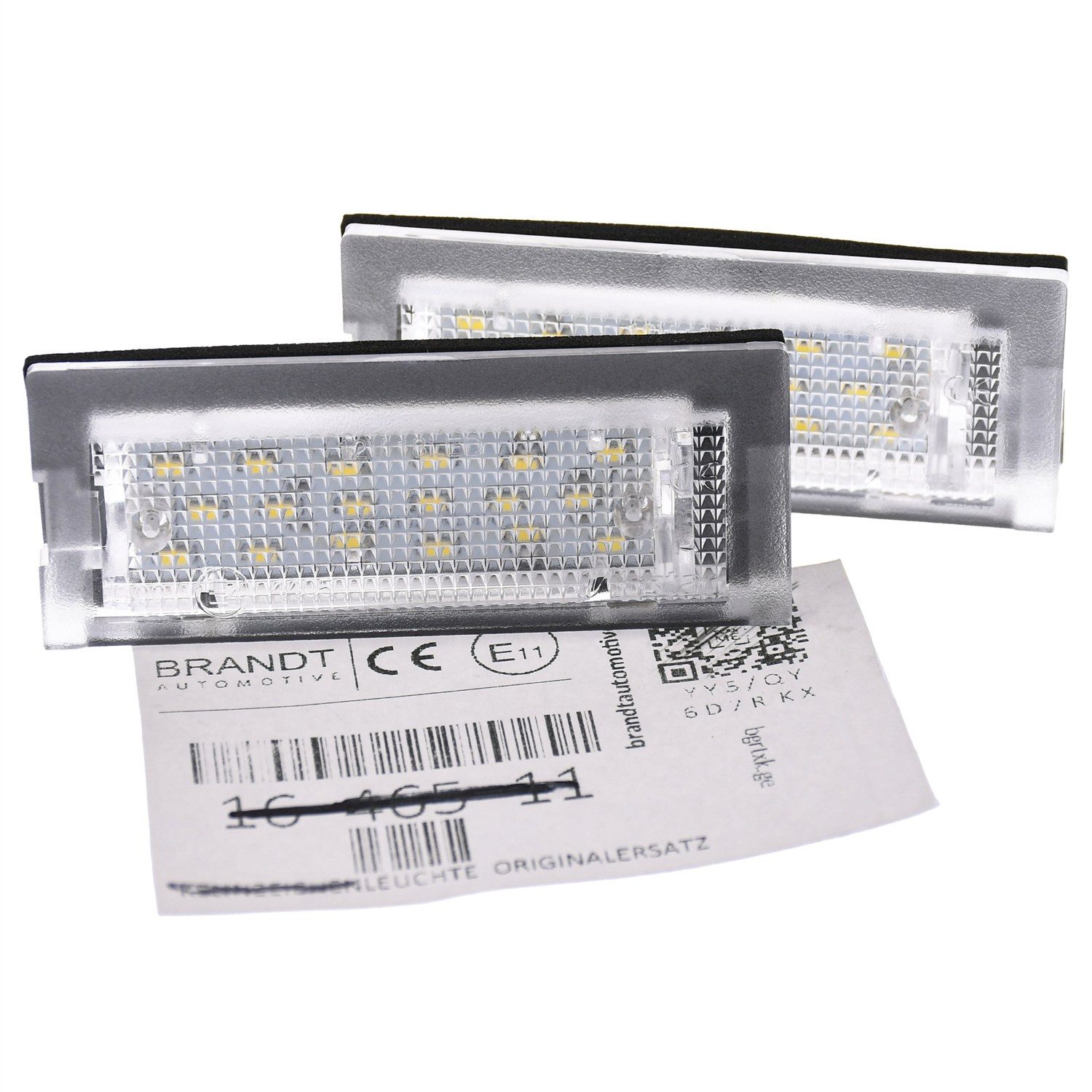 BRANDT AUTOMOTIVE KFZ-Ersatzleuchte LED Kennzeichenleuchten Auto Kennzeichenbeleuchtung, für BMW 5er E39 TOURING (1996-2004)