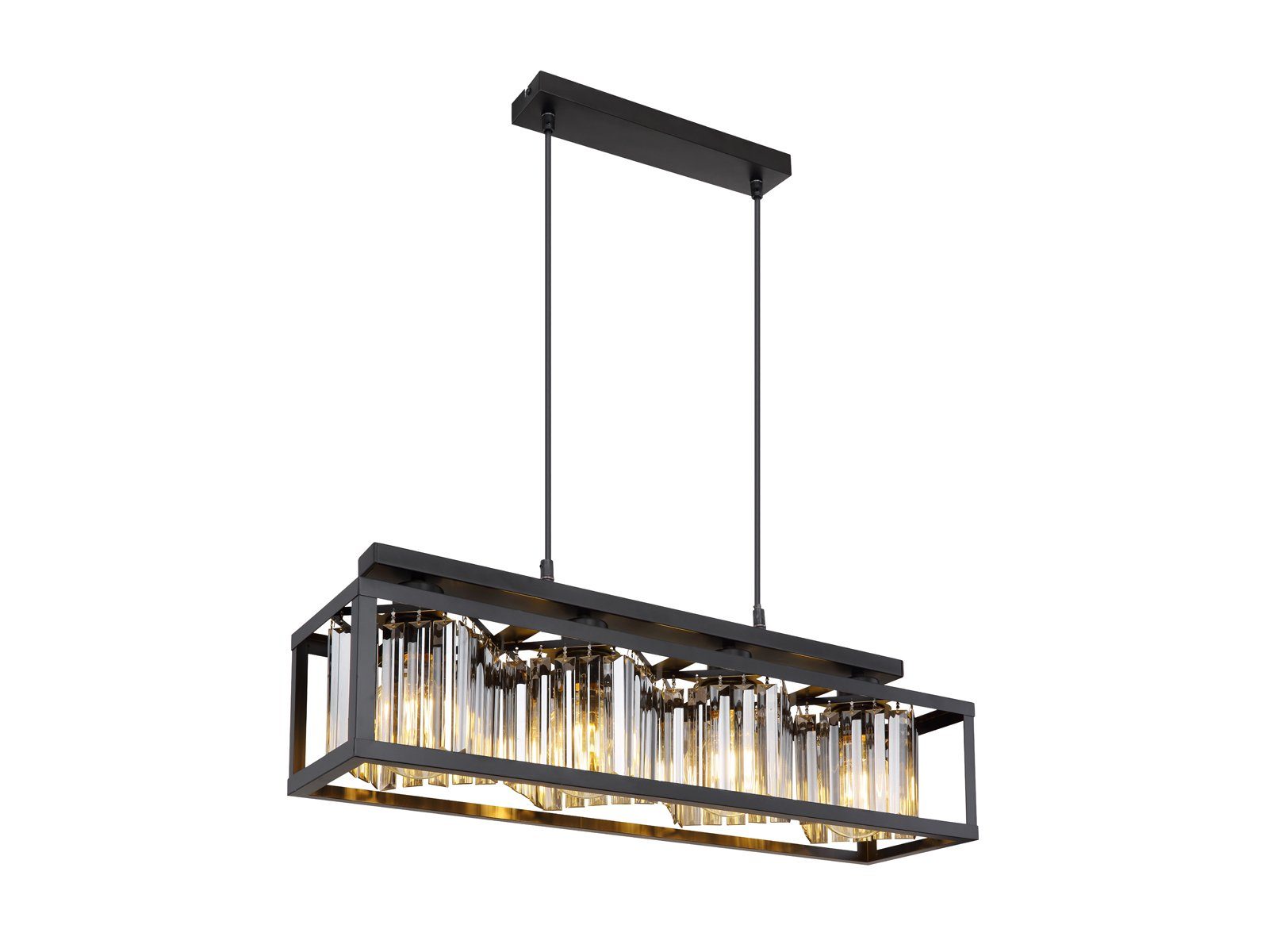 GLOBO LIGHTING LED Pendelleuchte, LED wechselbar, warmweiß, ausgefallen-e Designer-lampen für über-n Esstisch hängend, Breite 68cm