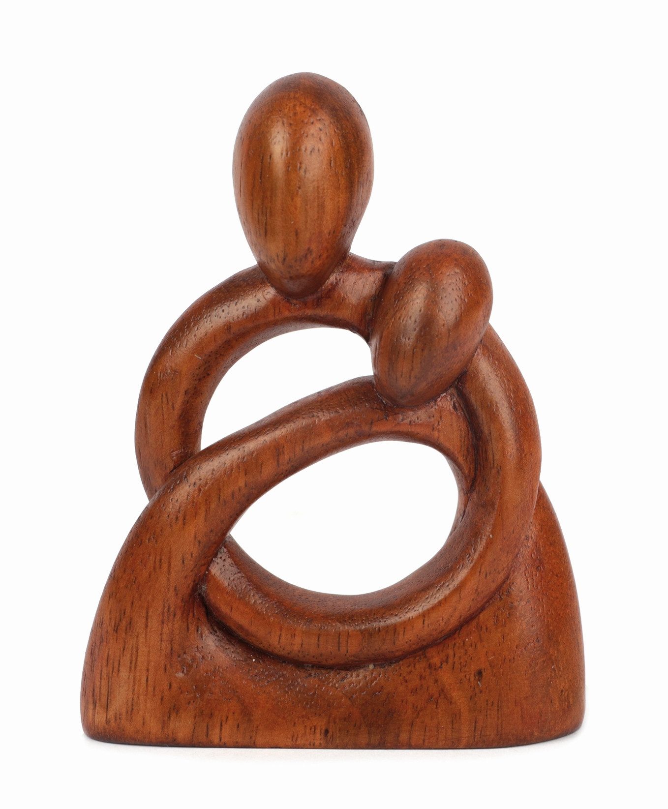 El Puente Buddhafigur Deko-Figur "Vertrautheit", Handmade, Fair Trade