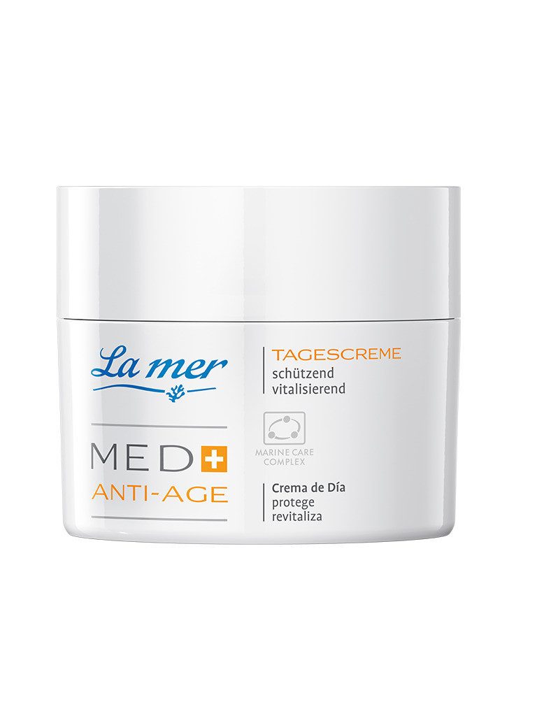 La mer Gesichtspflege Med+ Anti-Age Tagescreme – Anti-Aging Pflege für empfindliche Haut, Schützt vor vorzeitiger Hautalterung und gleicht den Teint aus
