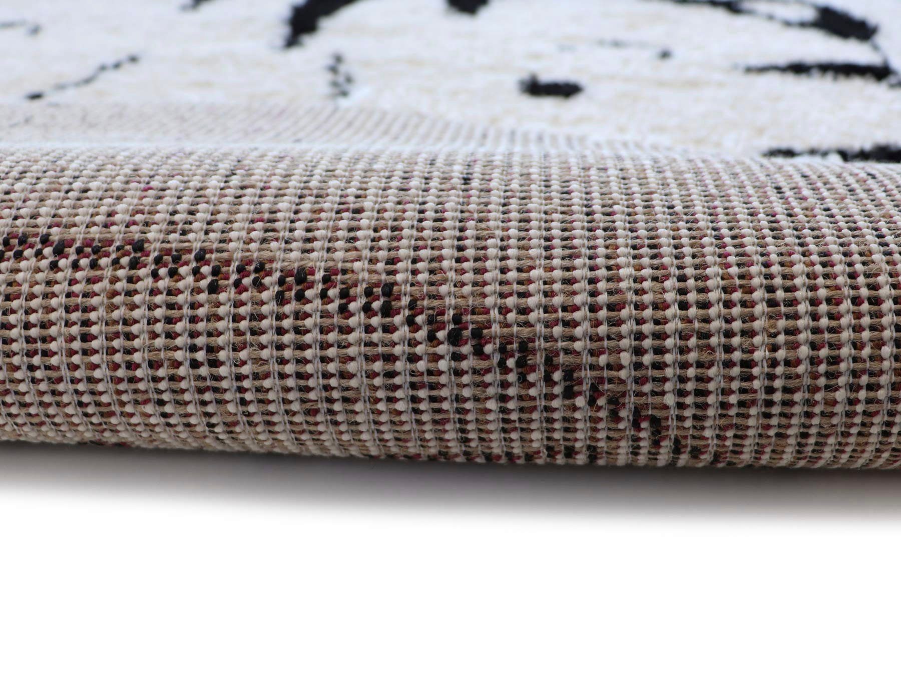 Kinderteppich »NOMAD - Whiter Tiger«, Primaflor-Ideen in Textil, rund, Höhe 35 mm, Hochflor, Motiv Tiger, Kinderzimmer-kaufen