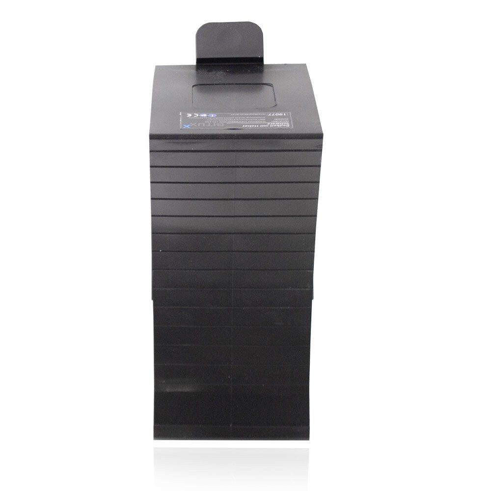 Bituxx Sicherheitskeil 1 Paar Radkeile mit Halter Schwarz, (2-St., MS-19077) – Bild 5 von 5