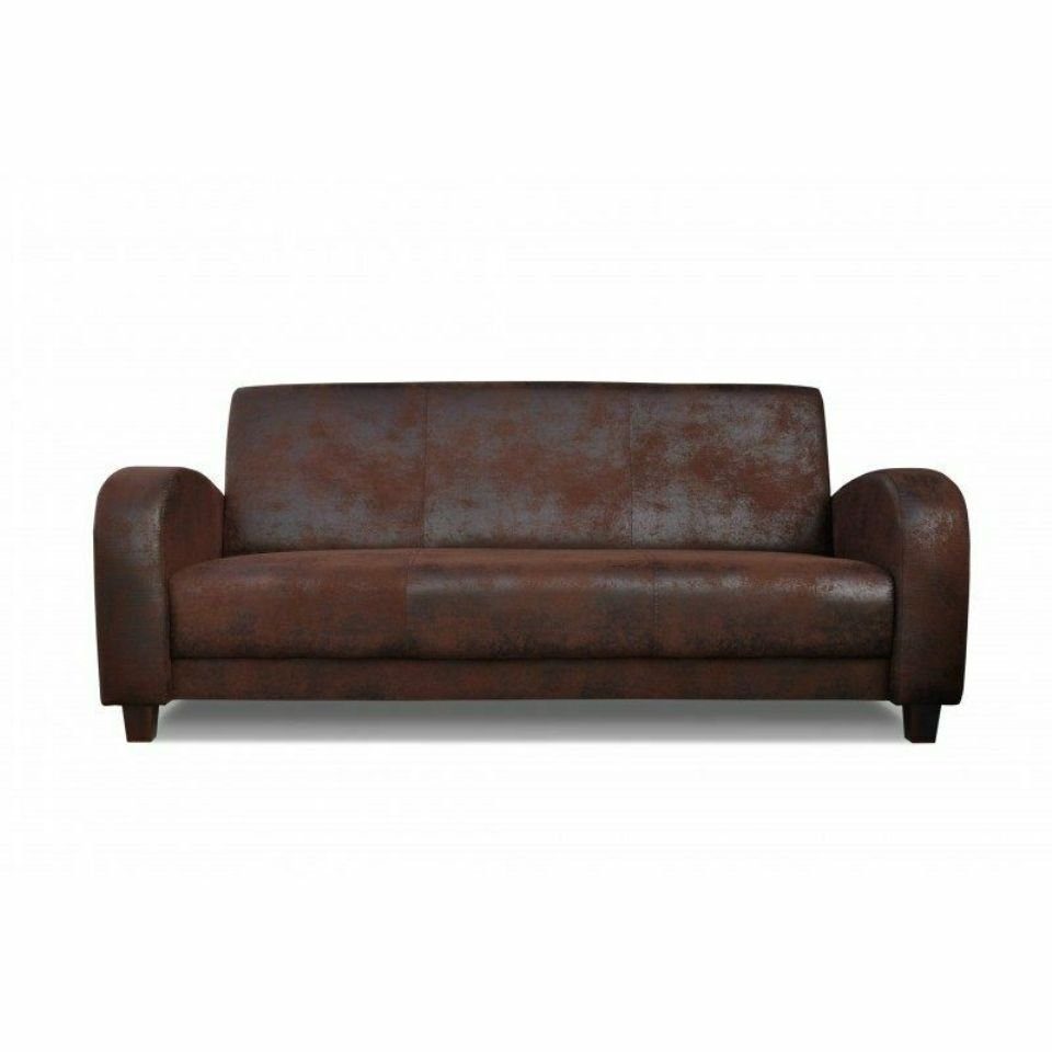 JVmoebel Modernes Sofa Möbel Design 3-Sitzer Made Couch Neu, luxus Europe Brauner in Sofa