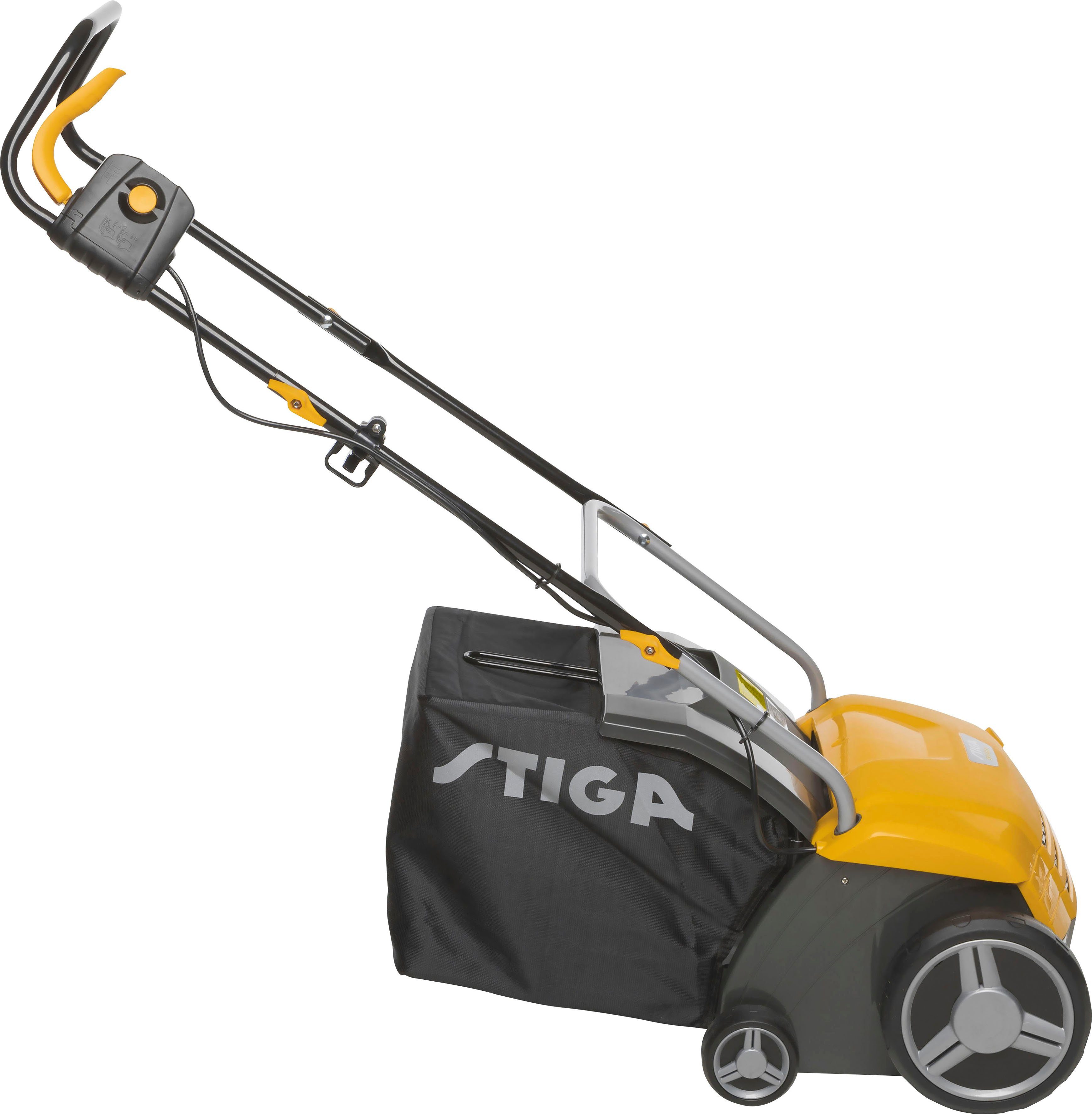 STIGA GARDEN Elektro-Vertikutierer SV 213 E, 32 cm Arbeitsbreite, 2-in-1: Vertikutierer und Rasenlüfter