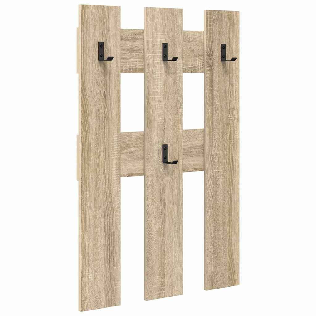 vidaXL Regal Wandmontierter nachttisch Sonoma-Eiche 65 x 3 x 100 cm, 1-tlg. günstig online kaufen