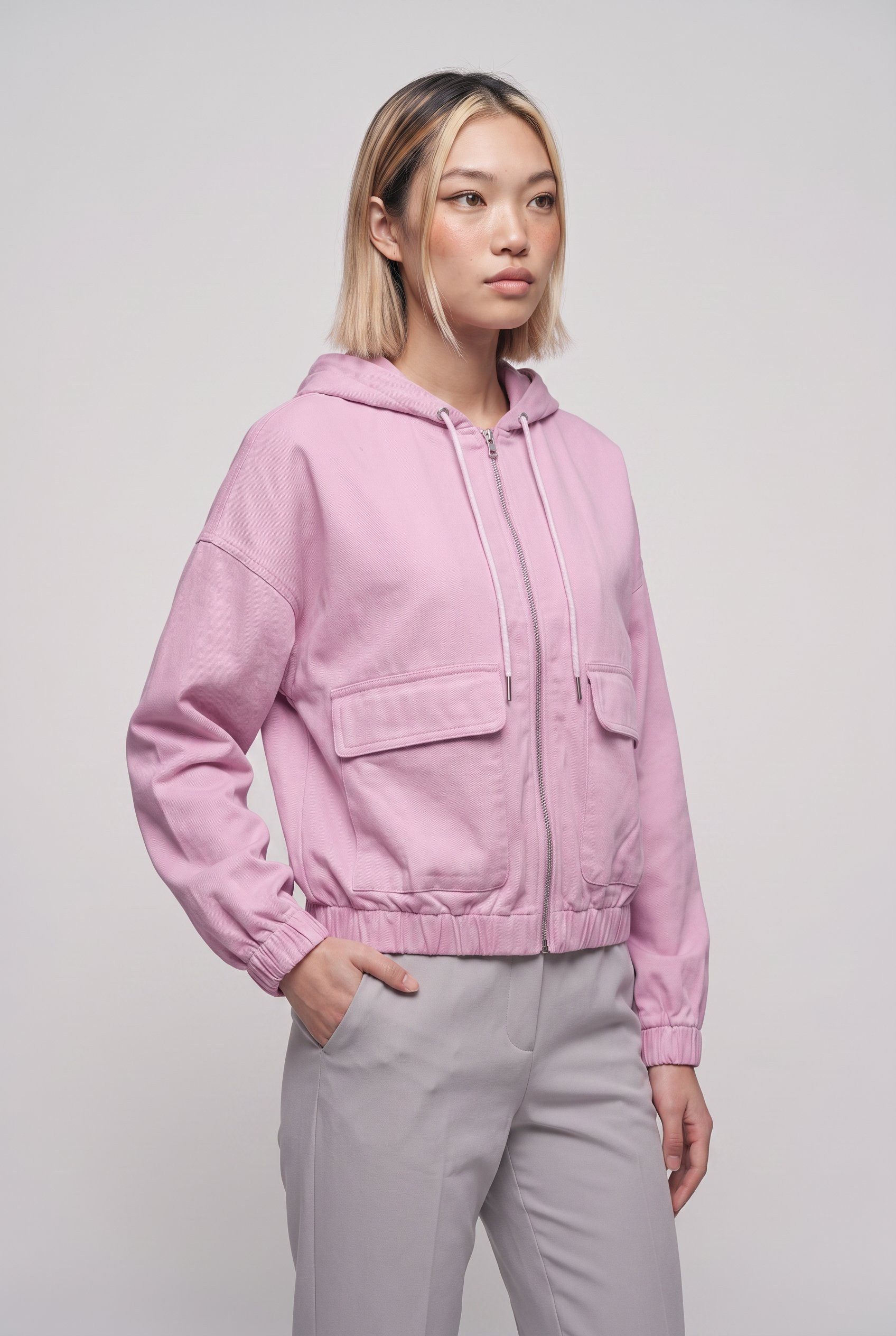 ONLY Parka ONLKENZIE-SOFT LIFE L/S JACKET CC PNT elastische Bündchen – Bild 3 von 5