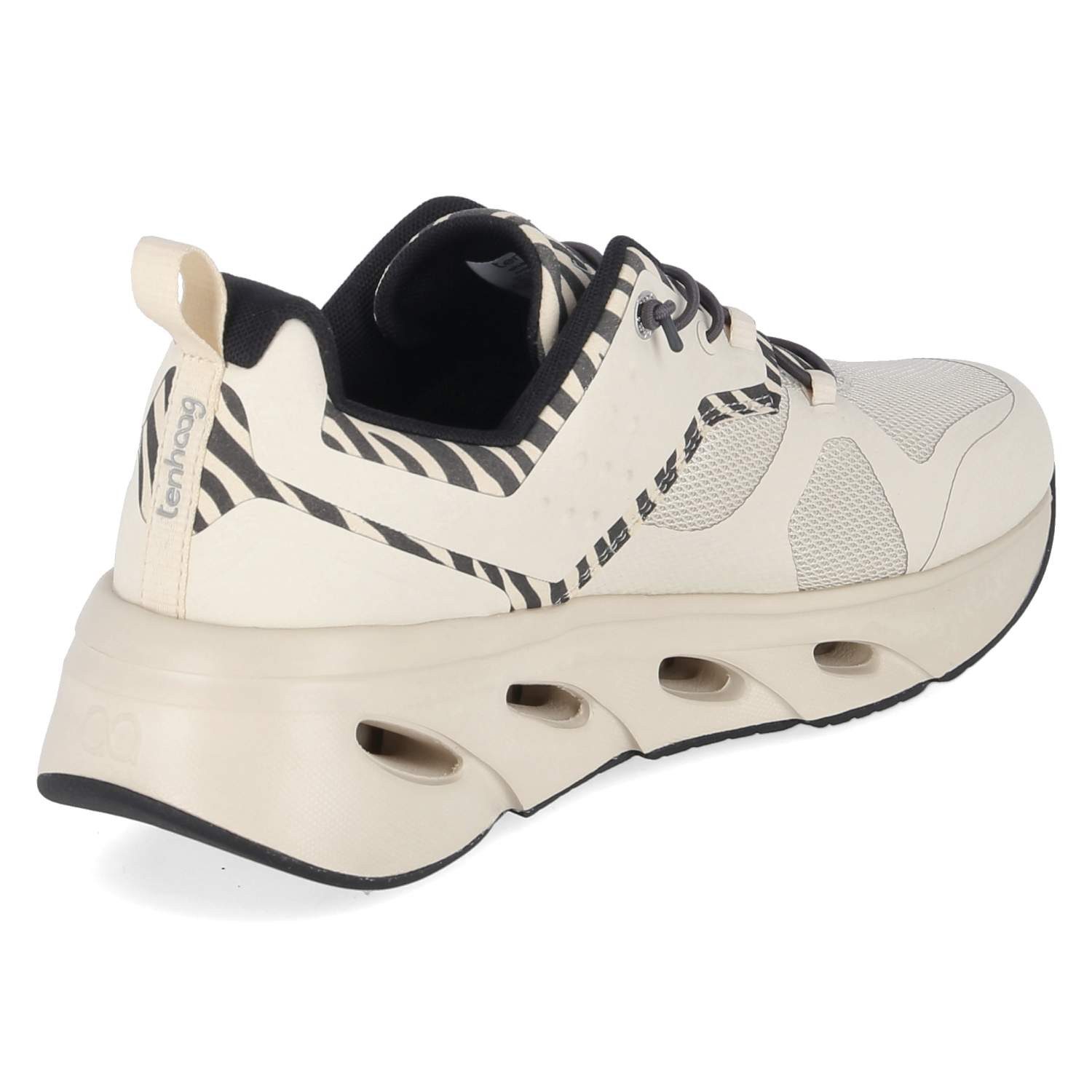 Tenhaag Tenhaag Slip On Sneaker 0001-152 Damen Textil & Synthetik beige Schnürschuh – Bild 4 von 5