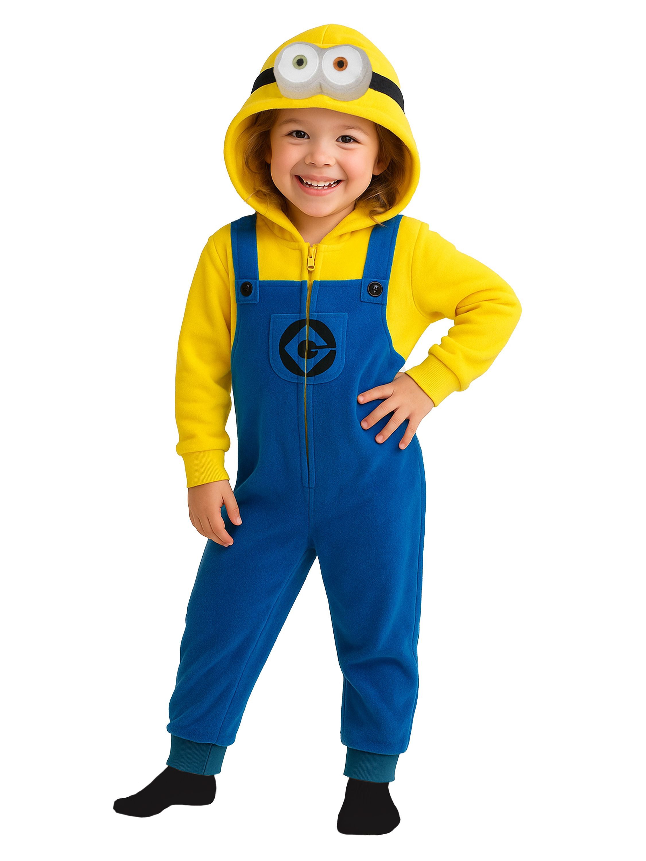 United Labels® Jumpsuit Minions Jumpsuit mit Kapuze Overall Onesie Einteiler