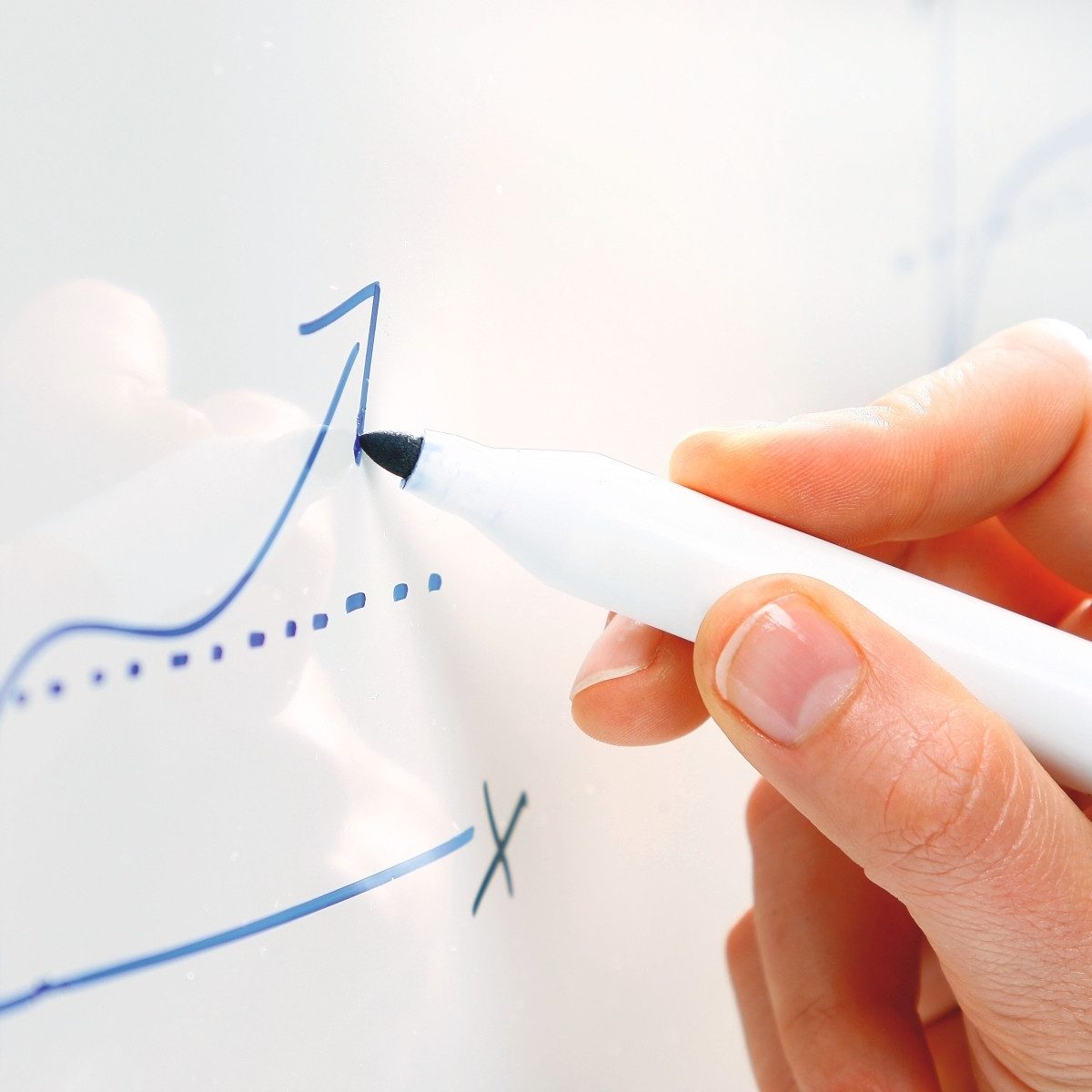 DAHLE Standtafel Flipchart Konferenz mit Seitenarmen 70x92cm Aufstellhöhe 200cm