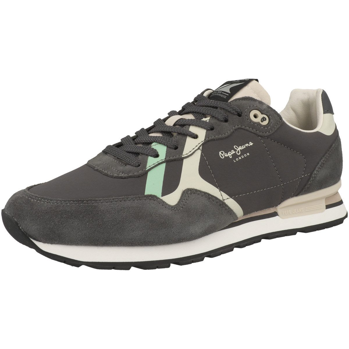 Pepe Jeans Brit Road Herren Sneaker Turnschuhe, Sportschuhe, Freizeitschuhe, Halbschuhe, Schnürschuhe