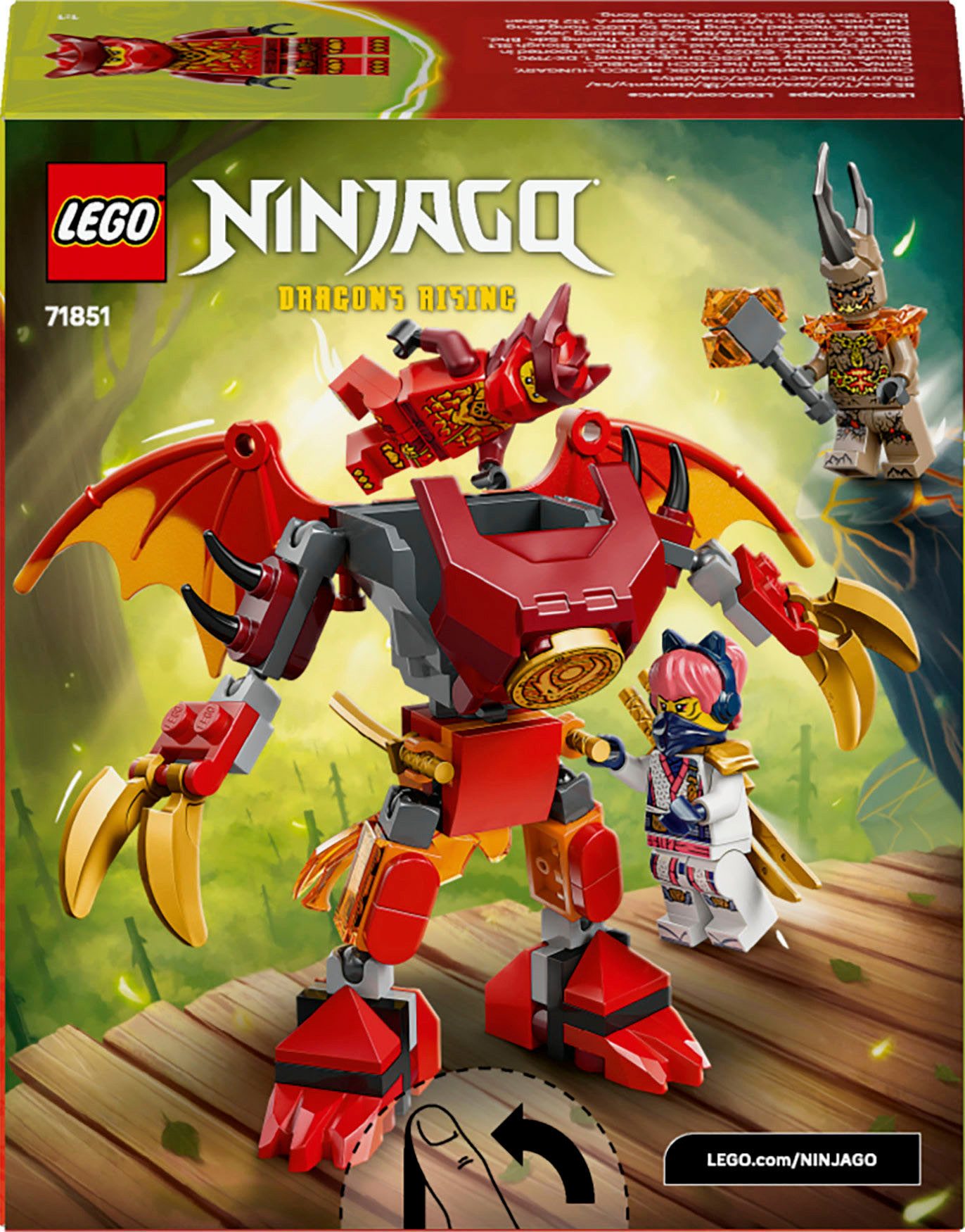 LEGO® Kais Drachen-Mech Battle Set (71851), LEGO Ninjago Konstruktionsspiel günstig online kaufen