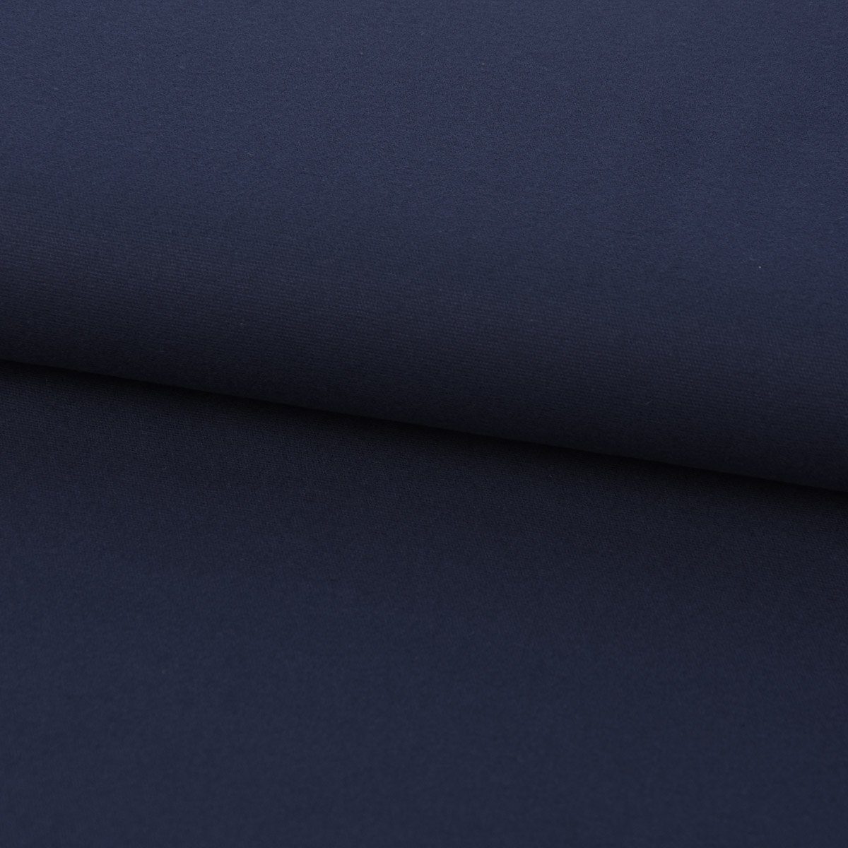 SCHÖNER LEBEN. Stoff Bekleidungsstoff Meterware Baumwollstoff Flanell dünn dunkelblau 142cm, allergikergeeignet,atmungsaktiv,pflegeleicht