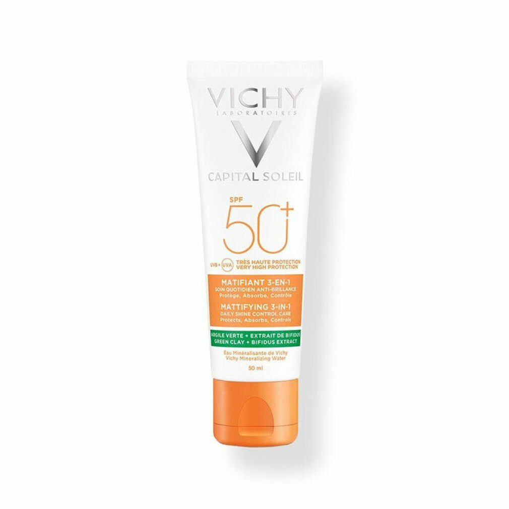 50 ml SPF50+ Vichy matifiant SOLEIL CAPITAL 3-en-1 Sonnenschutzpflege