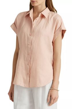 Ralph Lauren T-Shirt LAUREN RALPH LAUREN Linen Broono Dolman-Sleeve Shirt Bluse Tee Lino He