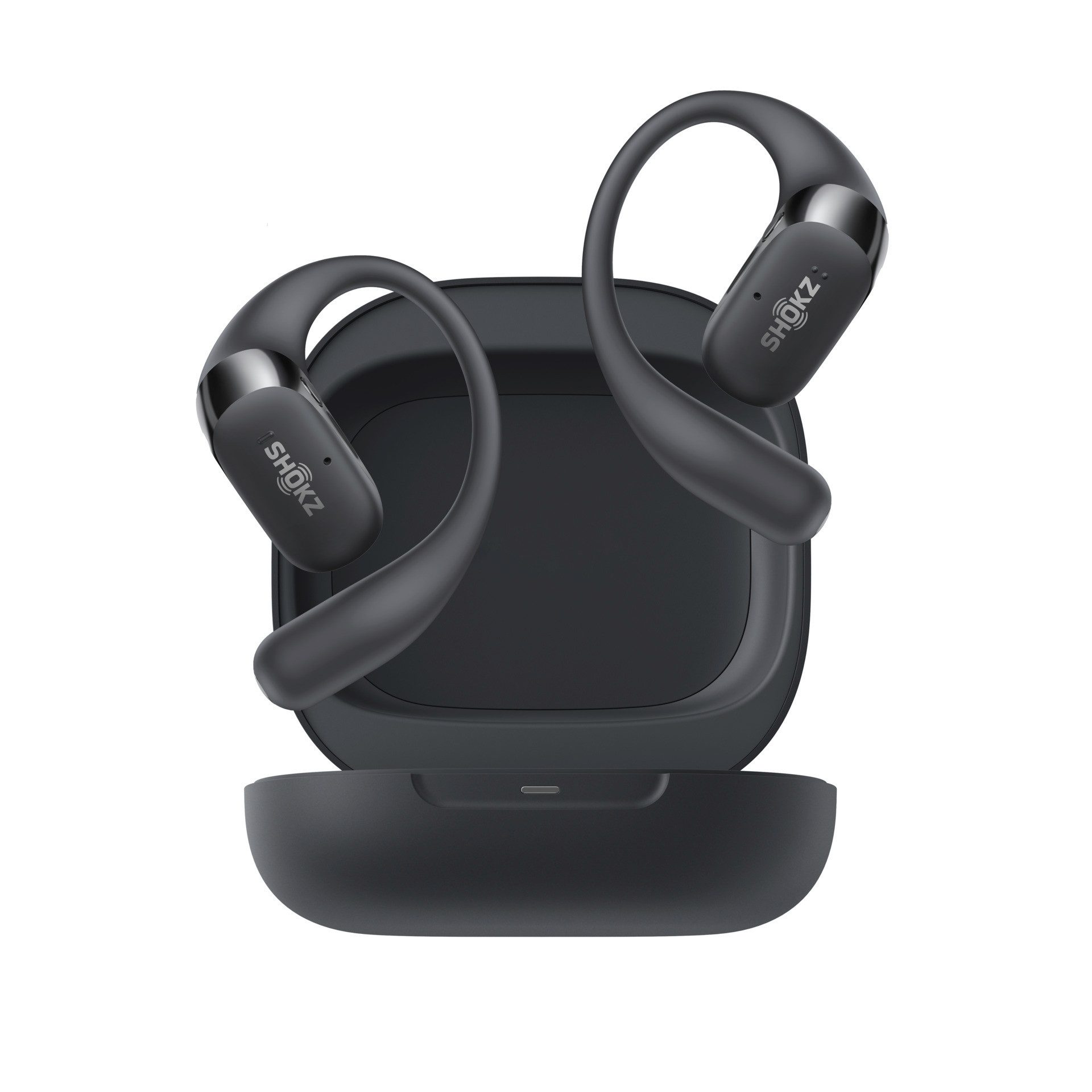 Shokz Shokz OpenFit 2+ Bluetooth-Kopfhörer (Active Noise Cancelling (ANC), Spritzwassergeschützt)