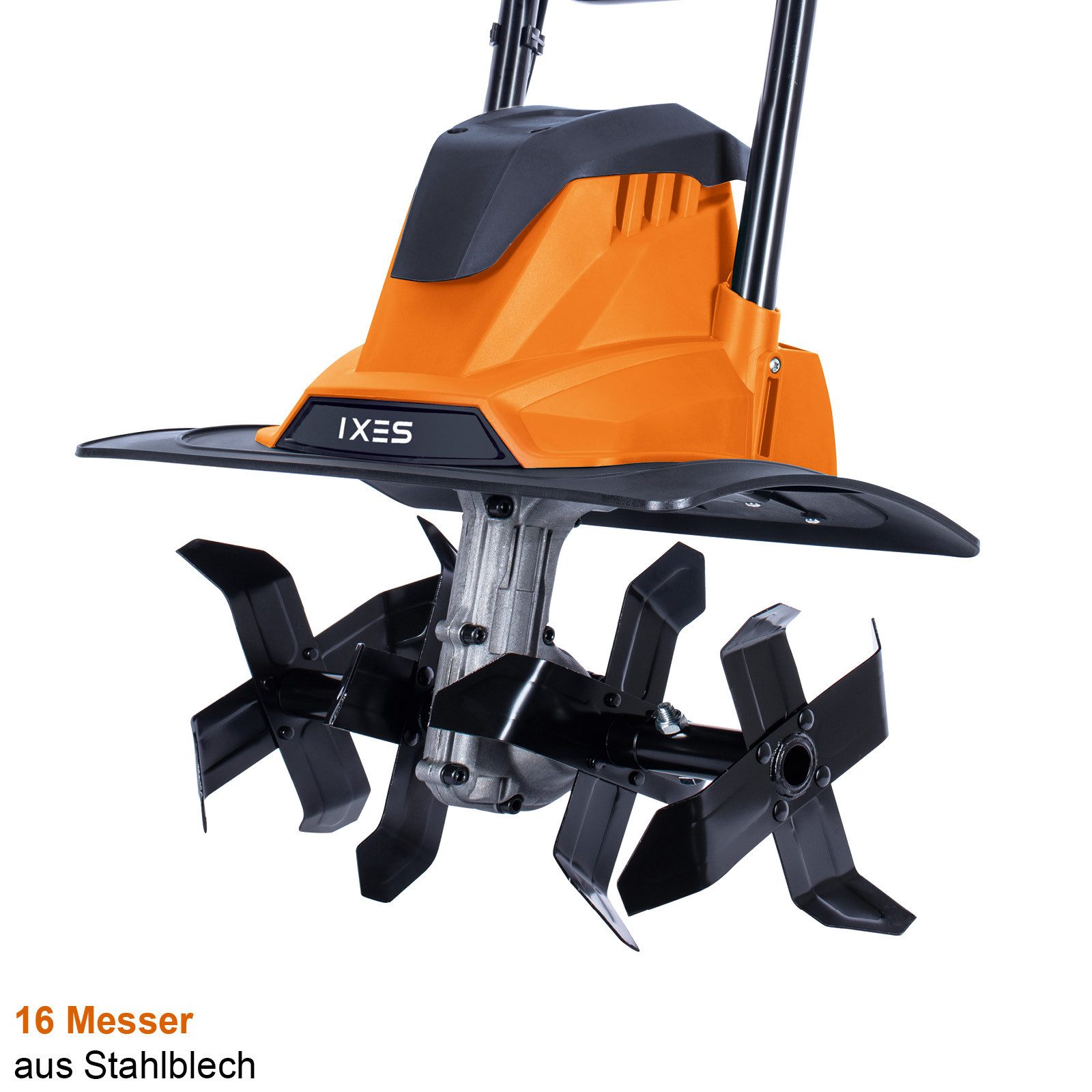 Scheppach Elektromotorhacke IXES Elektro Motorhacke IX-EH46, 450mm Arbeitsbreite, 1500W Leistung, 45 cm Schnittbreite, Zusammenklappbar für einfachen Transport  – Bild 5 von 5