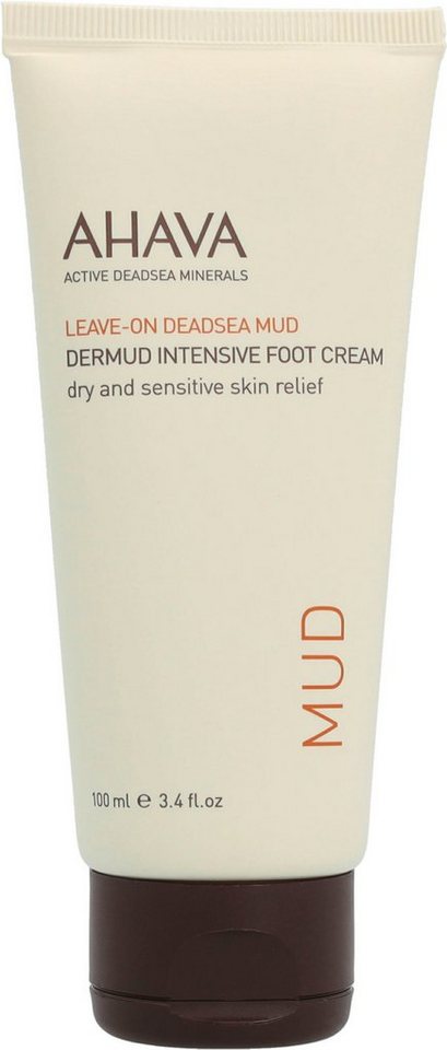 AHAVA Fußcreme Deadsea Mud Dermud Intensive Foot Cream, Karton @ 1 Stueck x  100 ml