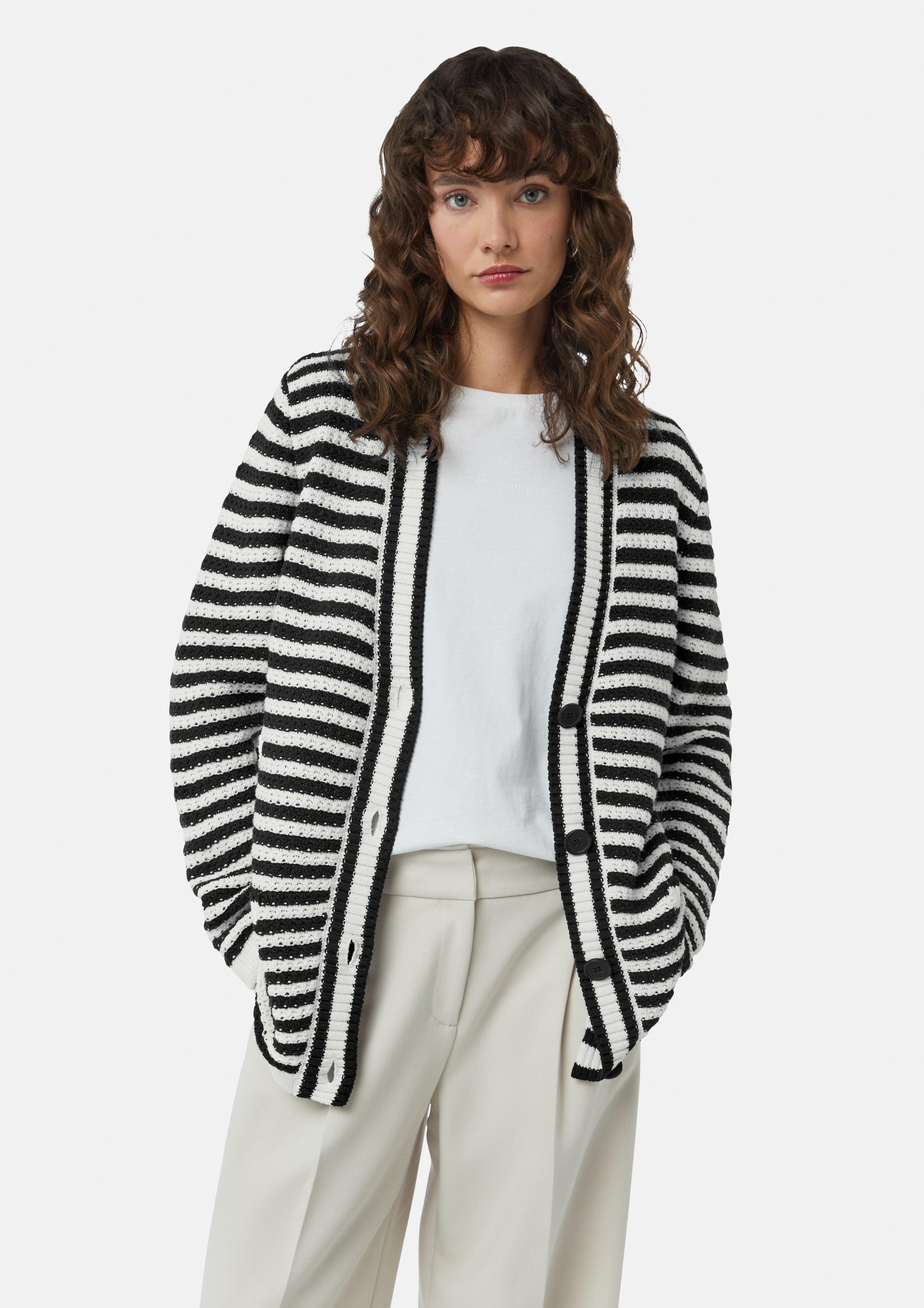 Strickjacke Strickjacke im Relaxed Fit mit Taschen