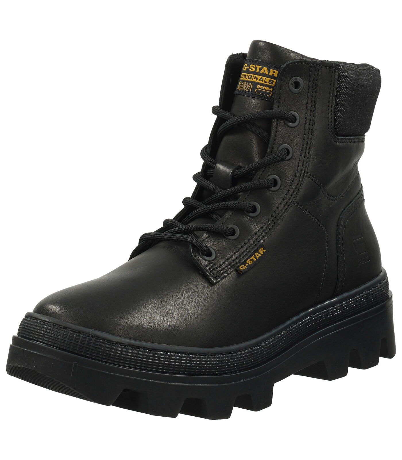 G-Star RAW Stiefelette Nubukleder/Textil Schnürstiefelette