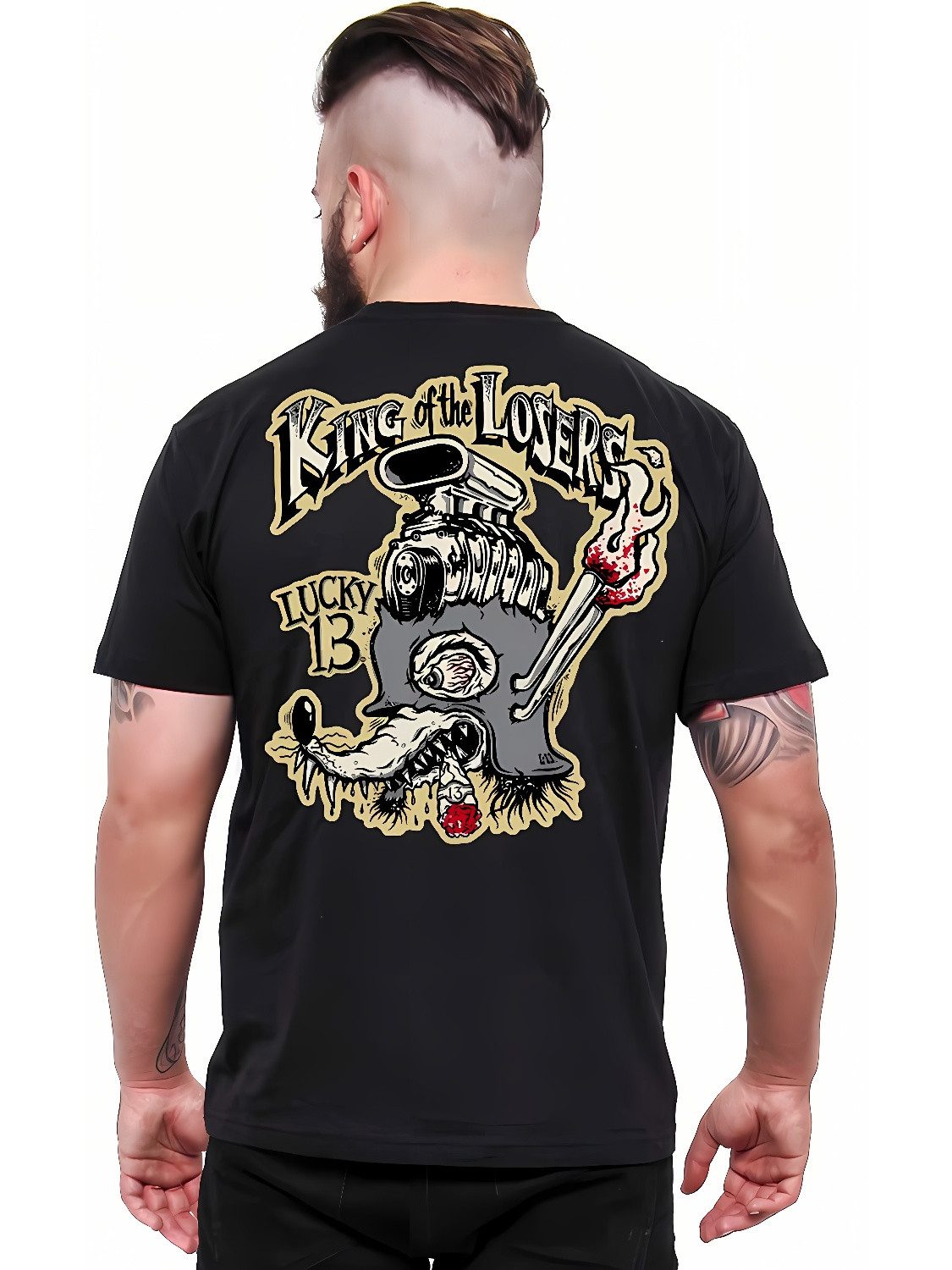 Lucky 13 T-Shirt King Of Losers Tee