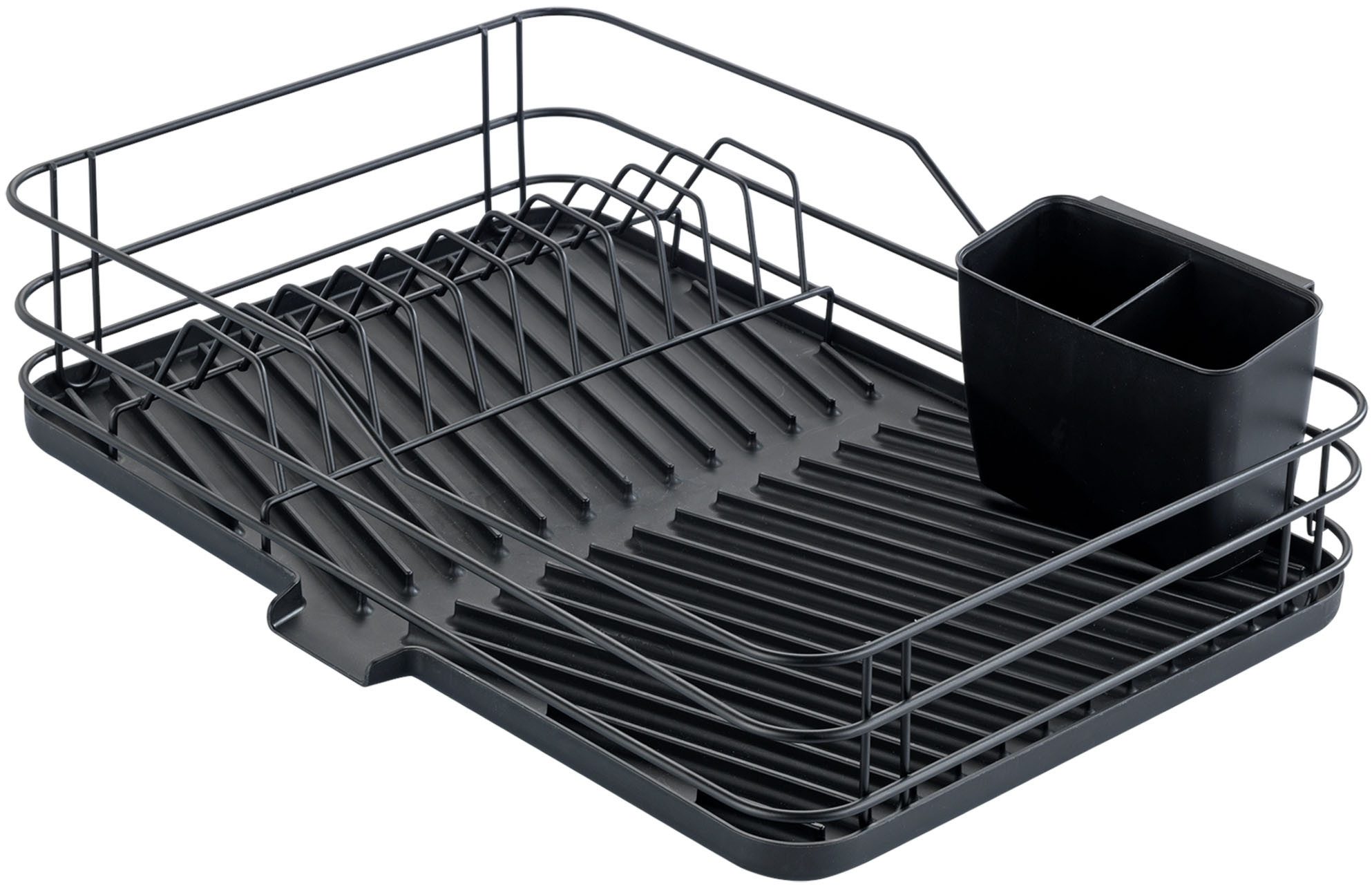 Maximex Geschirrständer, Geschirrabtropfer mit Abtropfschale, Besteckkorb und Tellergestell