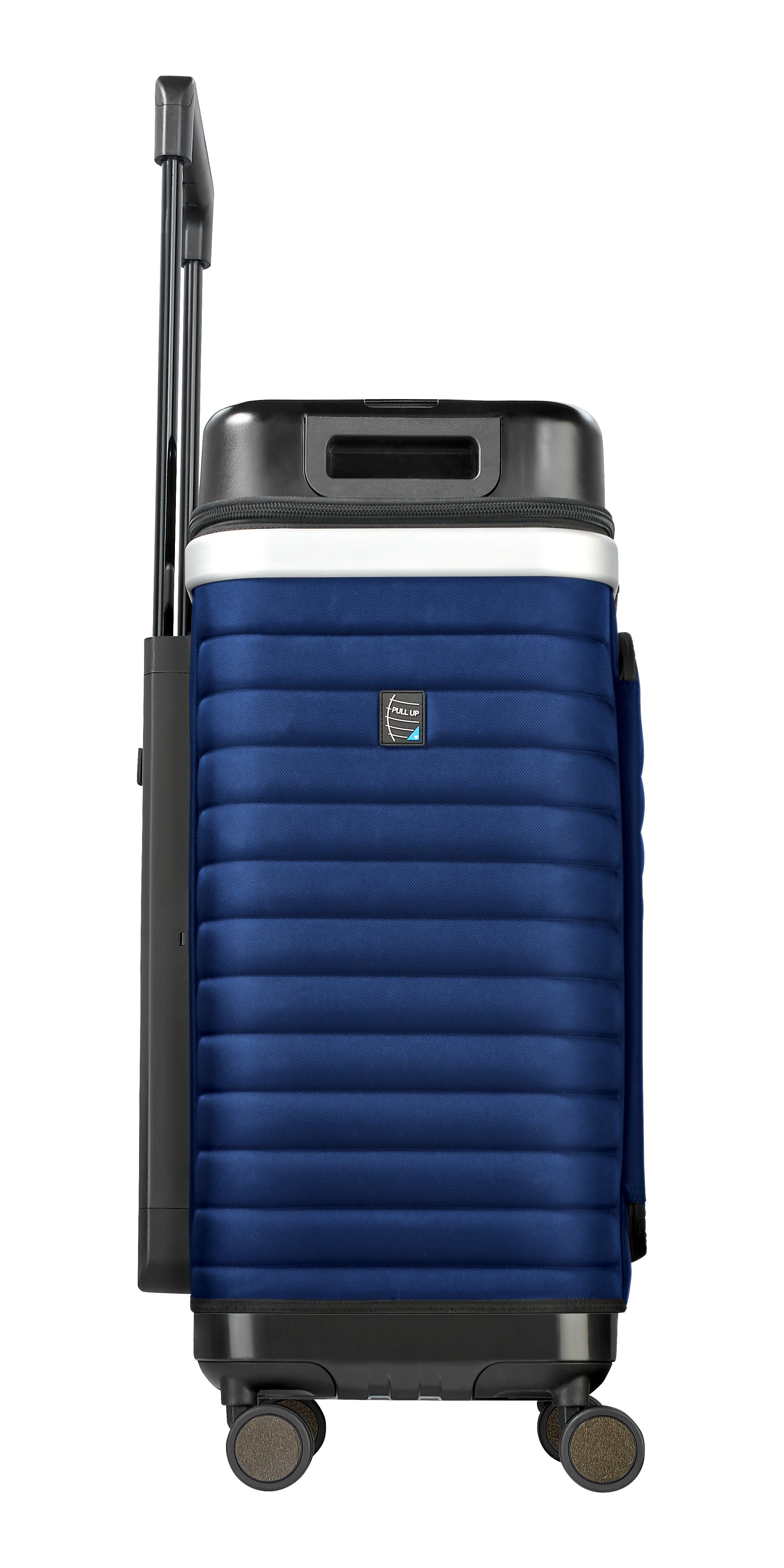 Pull Up Case Kleiderschrank System Koffer Pull GmbH ausziehbarem mit Suitcase, Up Blue Pull Mobiler Up Estate