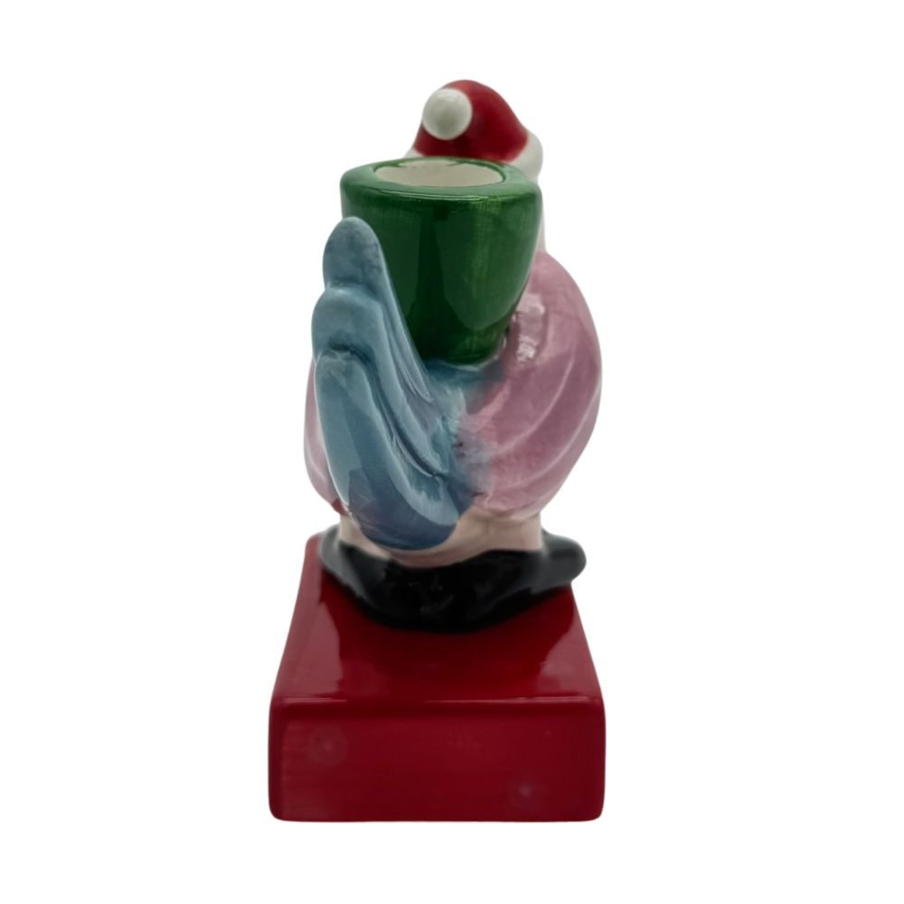 Mica Decorations Kerzenhalter kleiner Vogel (1 St), 13 x 5,5 x 12 cm, für Stabkerzen mit Ø2,3cm 