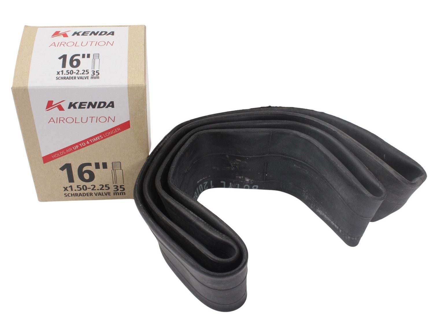 KHEbikes Fahrradschlauch KENDA Airolution Schlauch 16 x 1,75–2,25 AV – pannensicher, 16", Hält die Luft 4x länger als normale Schläuche
