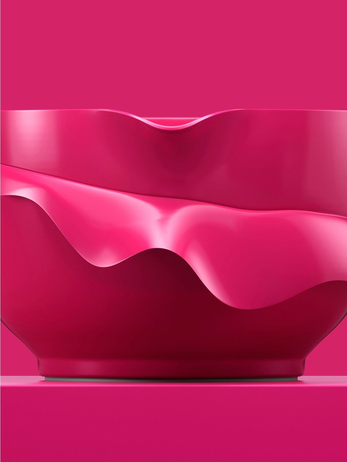 ROSTI Schüssel Margrethe Schüssel beetrot 2l, Kunststoff, (Schüsseln & Schalen)