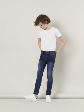 Name It Skinny-fit-Jeans Name It Jungen Skinny Jeanshose aus Stretch-Denim