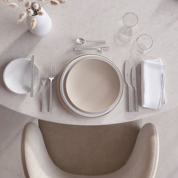 Villeroy & Boch Speiseteller NewMoon beige Servier/-Platzteller, 29 cm Ø, (1 St)