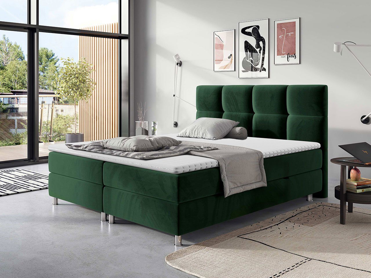 MIRJAN24 Boxspringbett Dave (zwei Bettkästen für günstig online kaufen