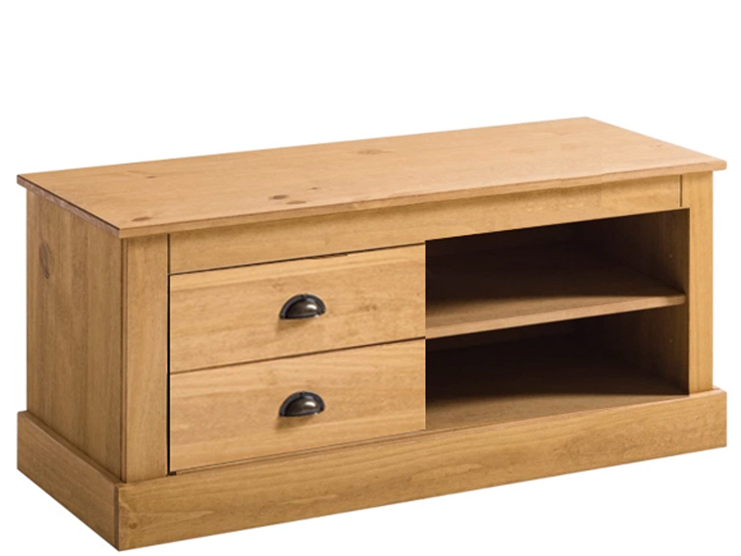 loft24 Schuhbank Tommy, Flurbank Dielenbank Bank, Kiefer, Landhaus, Breite 100 cm